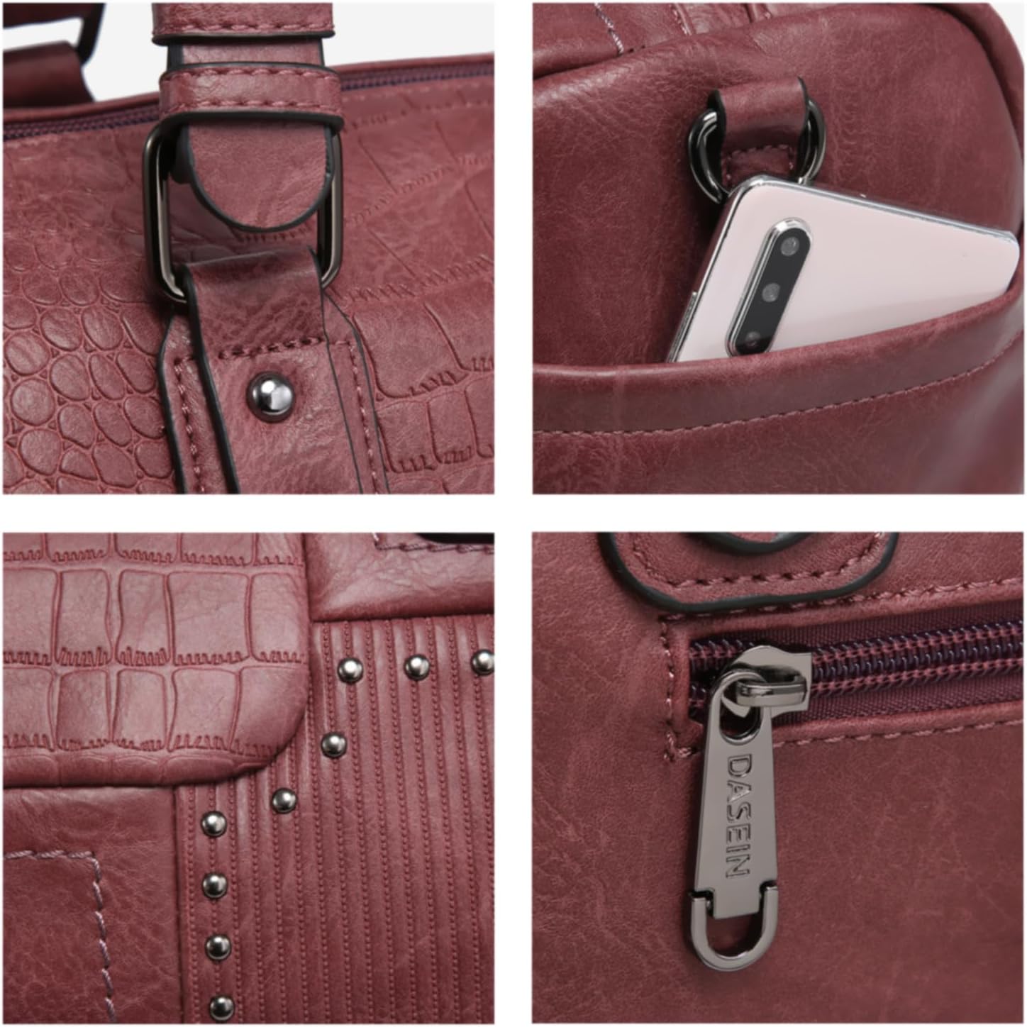 Women Soft Vegan Leather Barrel Bags Large Hobo Top Handle Work Totes Satchel Handbags Shoulder Purse
