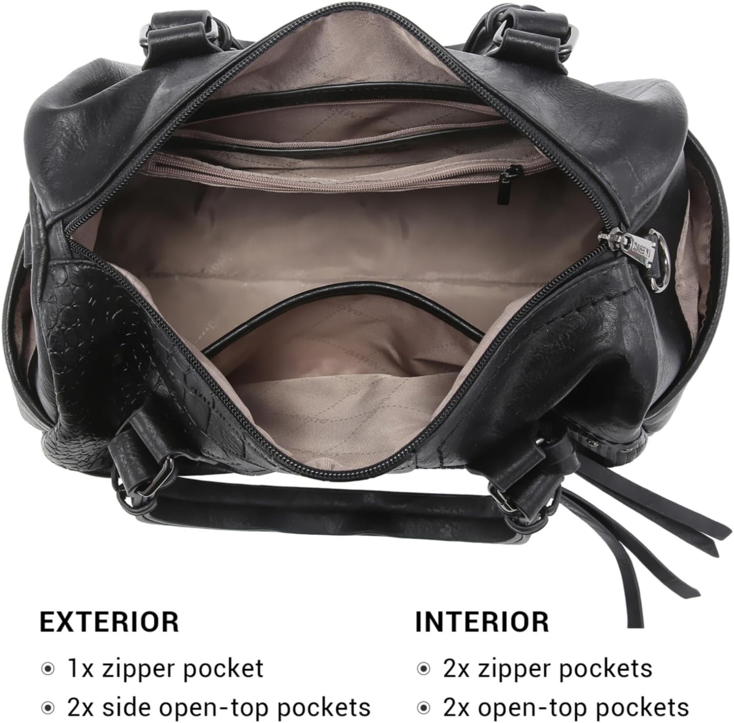 Women Soft Vegan Leather Barrel Bags Large Hobo Top Handle Work Totes Satchel Handbags Shoulder Purse