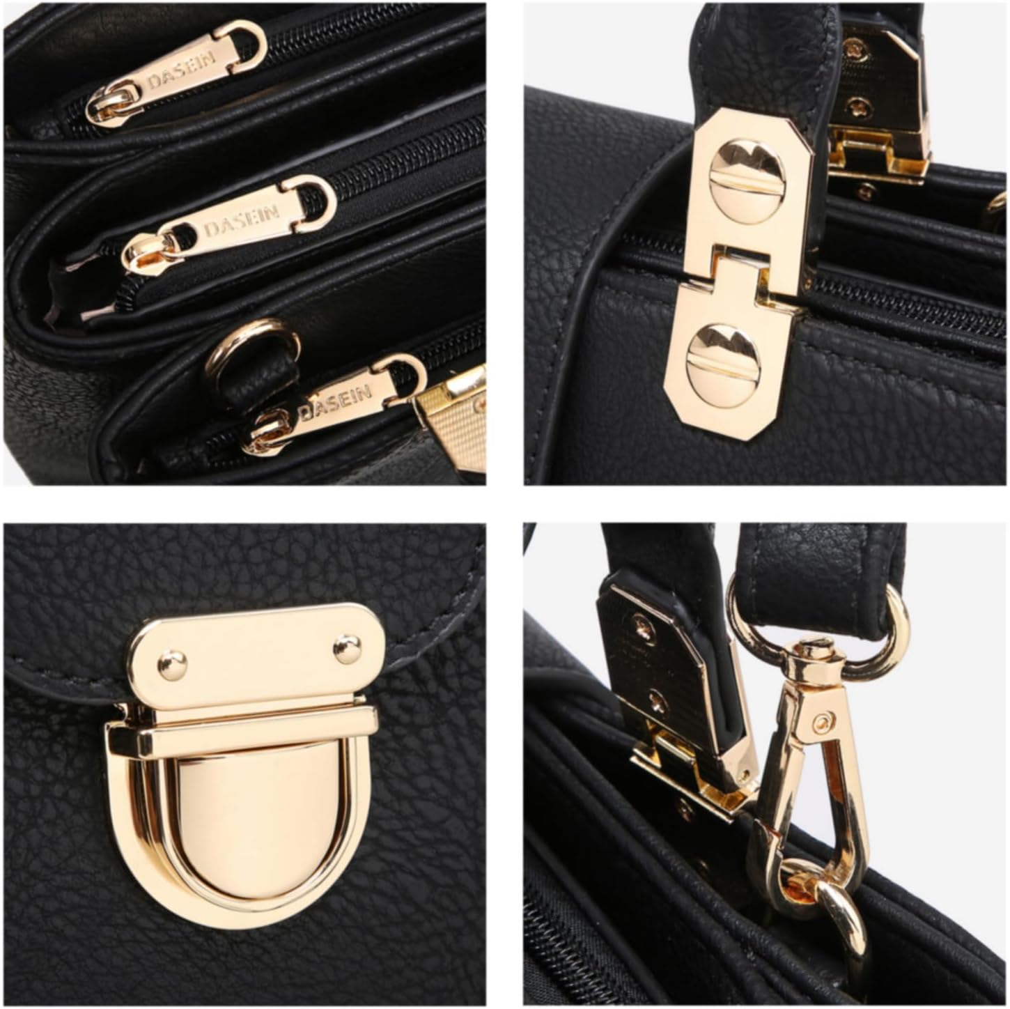 Women Satchel Handbags Top Handle Purse Medium Tote Bag Vegan Leather Shoulder Bag