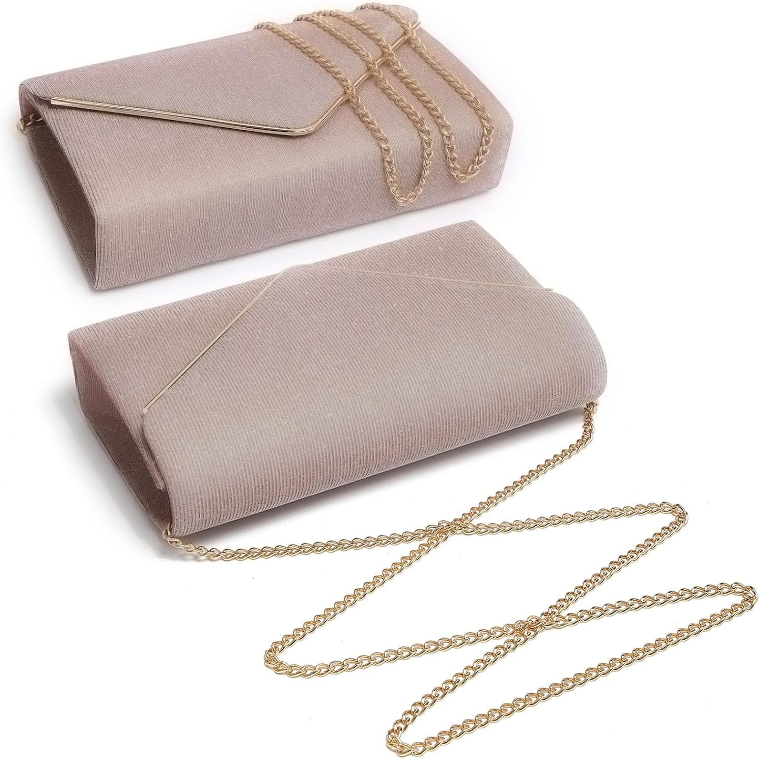 Women Glistening Clutches Handbags Evening Bags Wedding Purses Cocktail Prom Party Clutches
