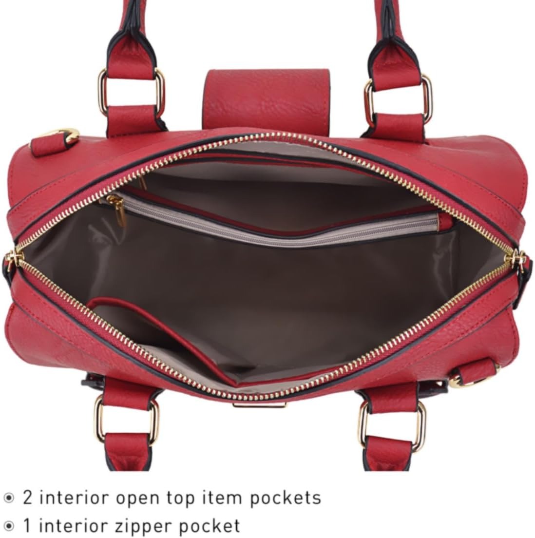 Women Barrel Handbags Fashion Satchel Bags Top Handle Shoulder Purses Vegan Leather Work Tote