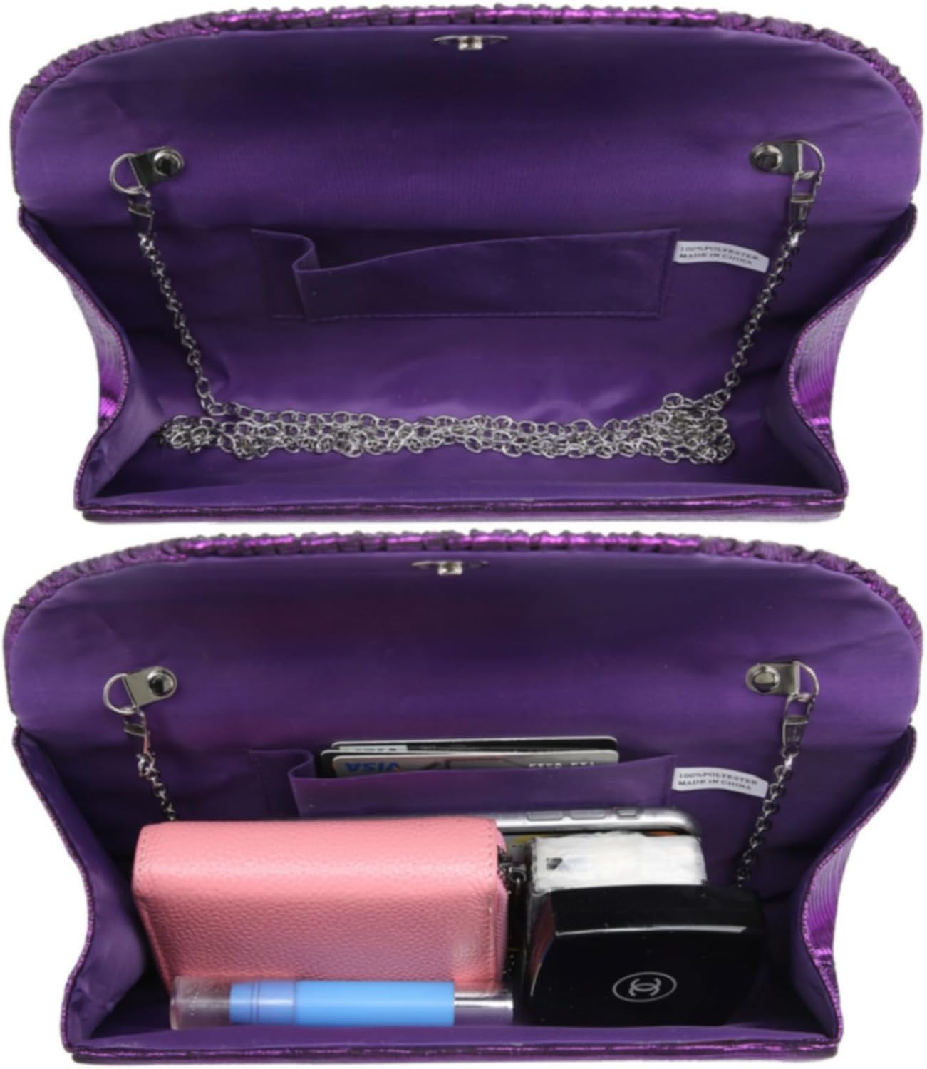Women Evening Bags Wedding Purses Handbags Party Clutches Cocktail Prom Formal Clutch with Glitter Rhinestones