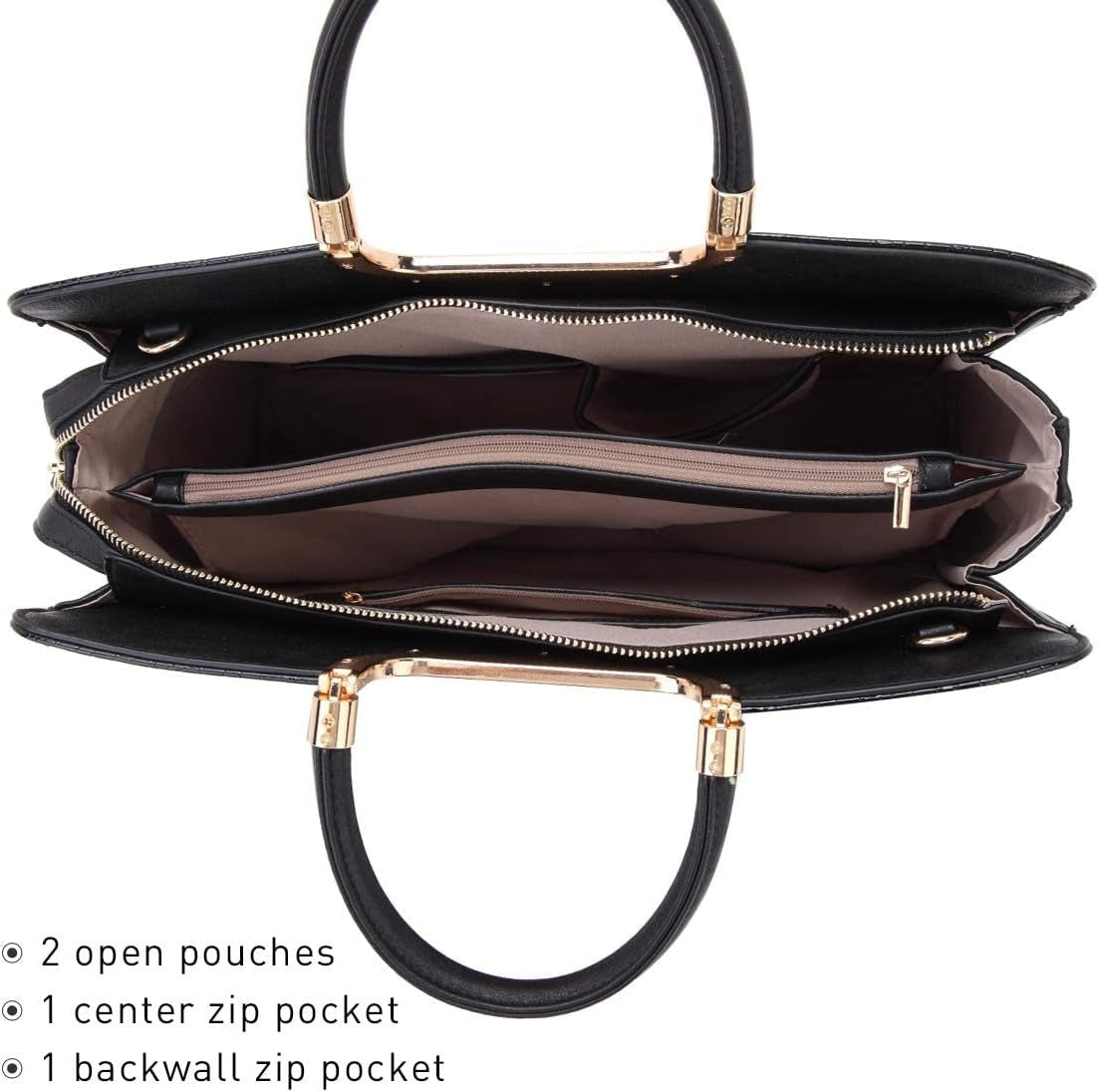 Womens Crocodile Handbag Top Handle Shoulder Bag Tote Satchel Purse Work Bag