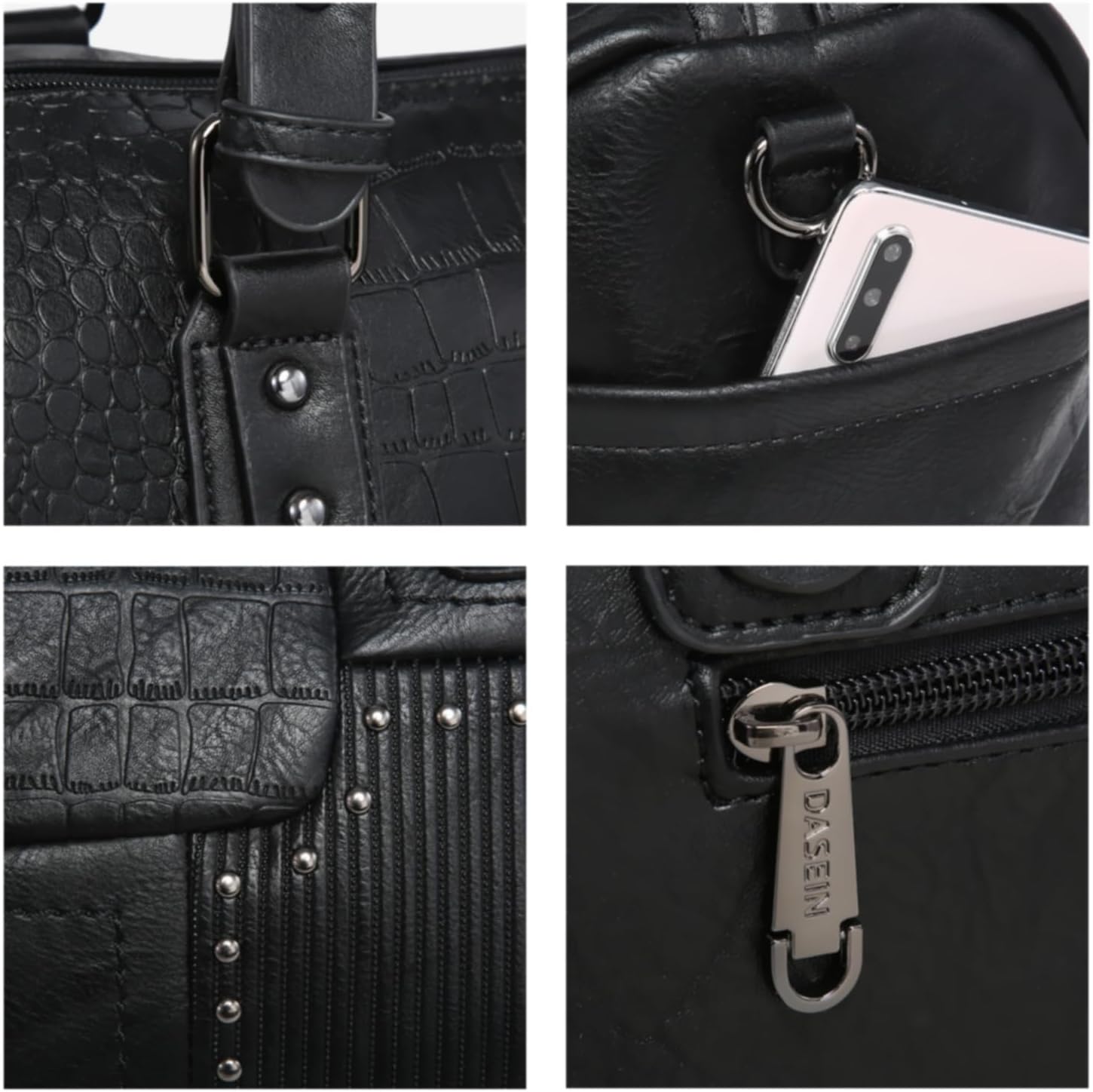 Women Soft Vegan Leather Barrel Bags Large Hobo Top Handle Work Totes Satchel Handbags Shoulder Purse