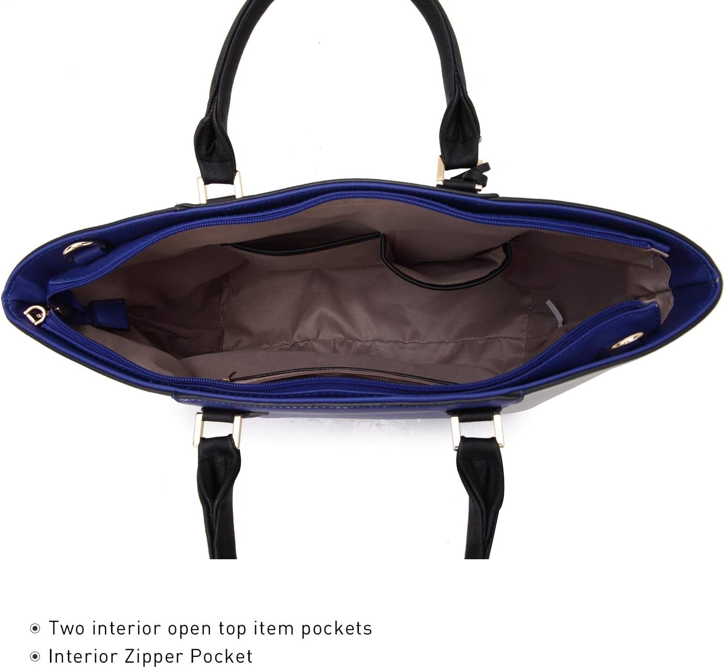 Satchel Purse Handbag for Women Large Shoulder Work Tote Bag With Matching Wallet