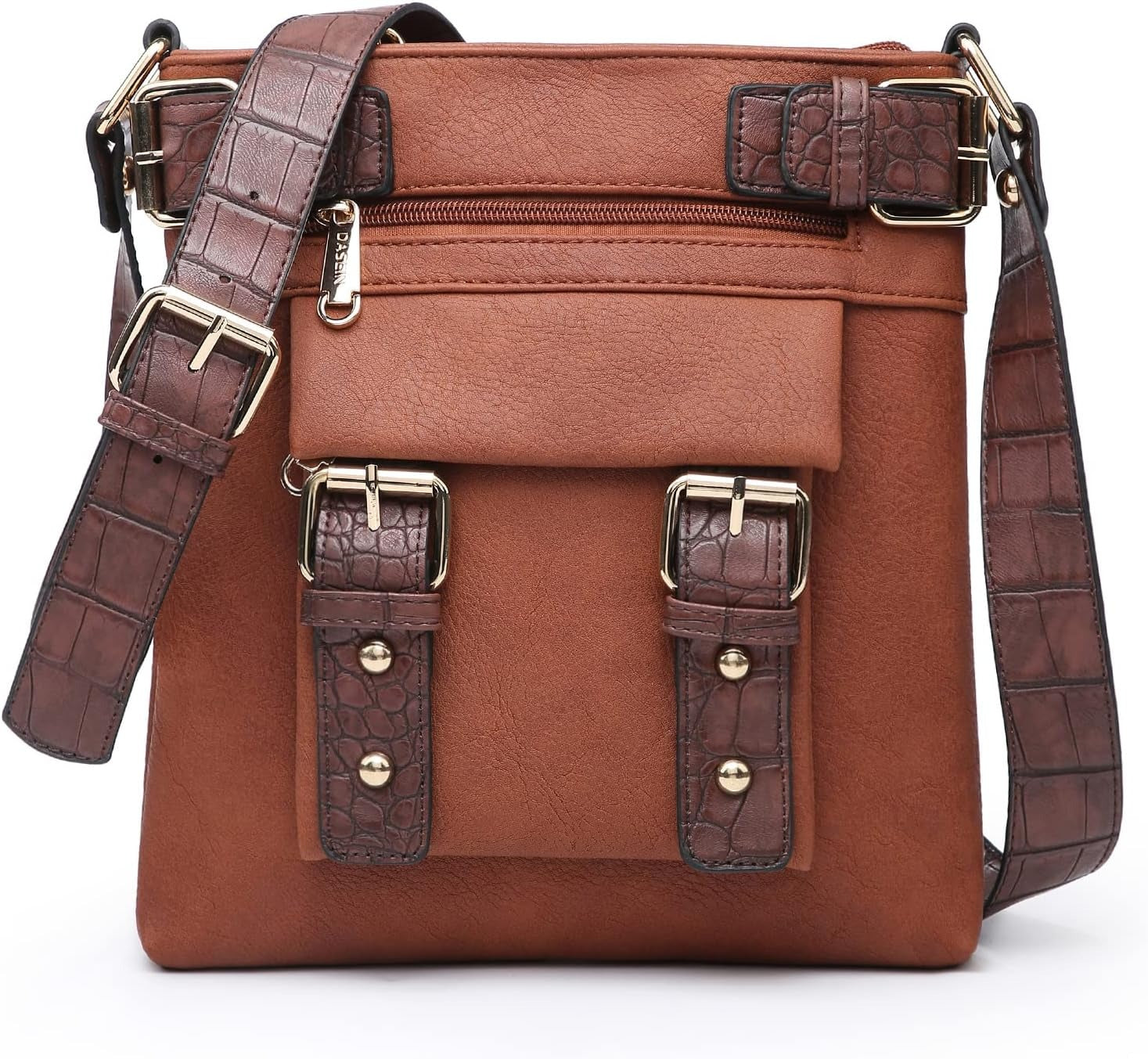 Women Lightweight Crossbody Bags Soft Vegan Leather Messenger Bag Shoulder Bag Travel Purse
