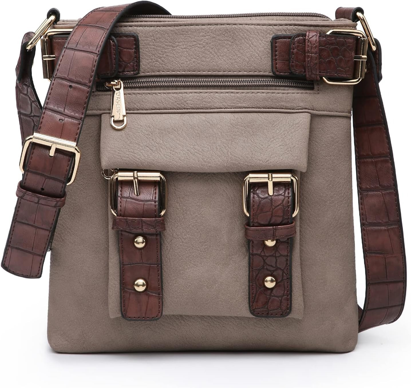 Women Lightweight Crossbody Bags Soft Vegan Leather Messenger Bag Shoulder Bag Travel Purse