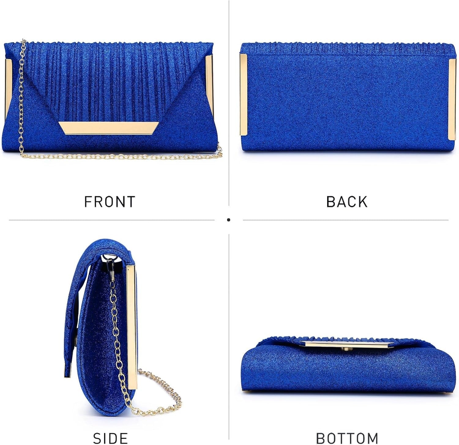 Women Evening Bags Wedding Purses Handbags Party Clutches Cocktail Prom Formal Clutch with Glitter Rhinestones