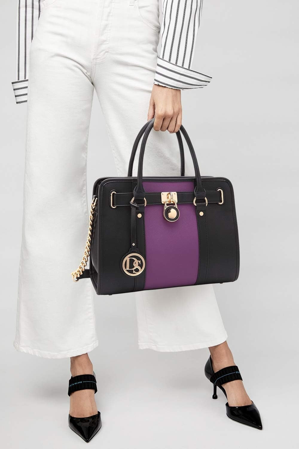 Handbags Purses Set for Women Top Handle Satchel Shoulder Bags Large Work Tote Bag with Matching Wallet