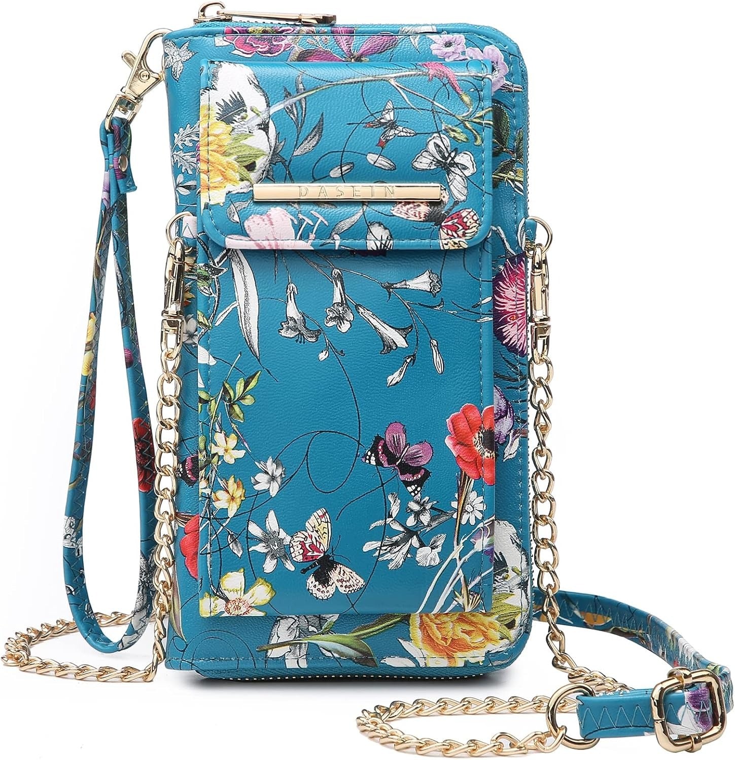 Crossbody Bag Phone Purse Handbag for Women Shoulder Bag Credit Card Wristlet Wallet with Multi Pockets