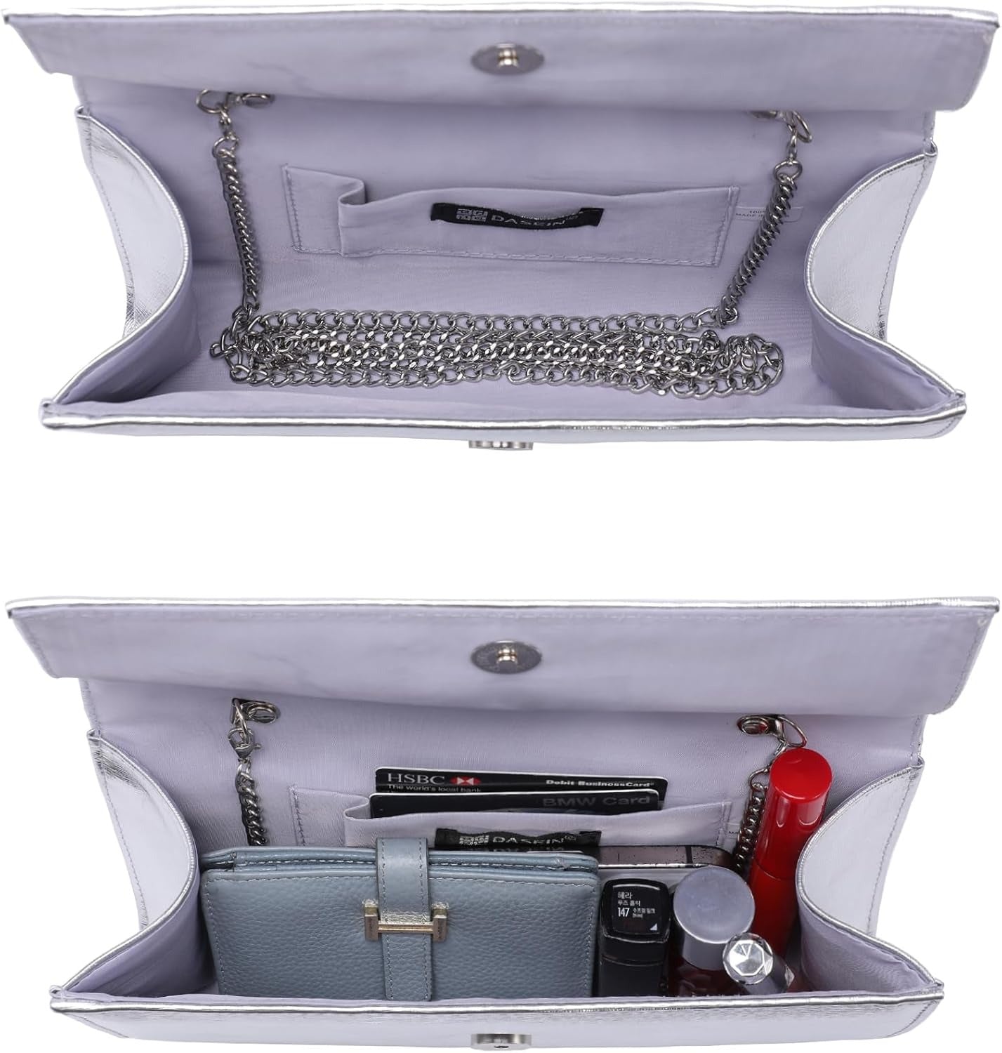 Women's Evening Bag Glitter Clutch Wedding Bridal Purse Sparkle Cocktail Party Prom Handbag | Wedding, Bridal, Sparkle, Cocktail, Party, Prom