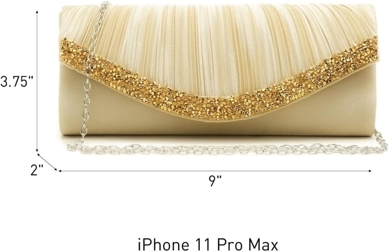 Clutch Purses for Women Evening Bags Formal Clutches with Rhinestones for Wedding Party Prom Dressy Purse