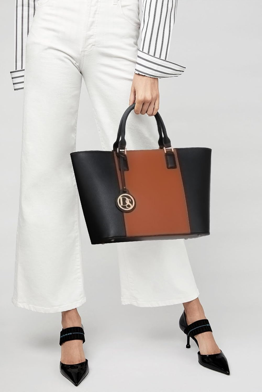 Satchel Purse Handbag for Women Large Shoulder Work Tote Bag With Matching Wallet