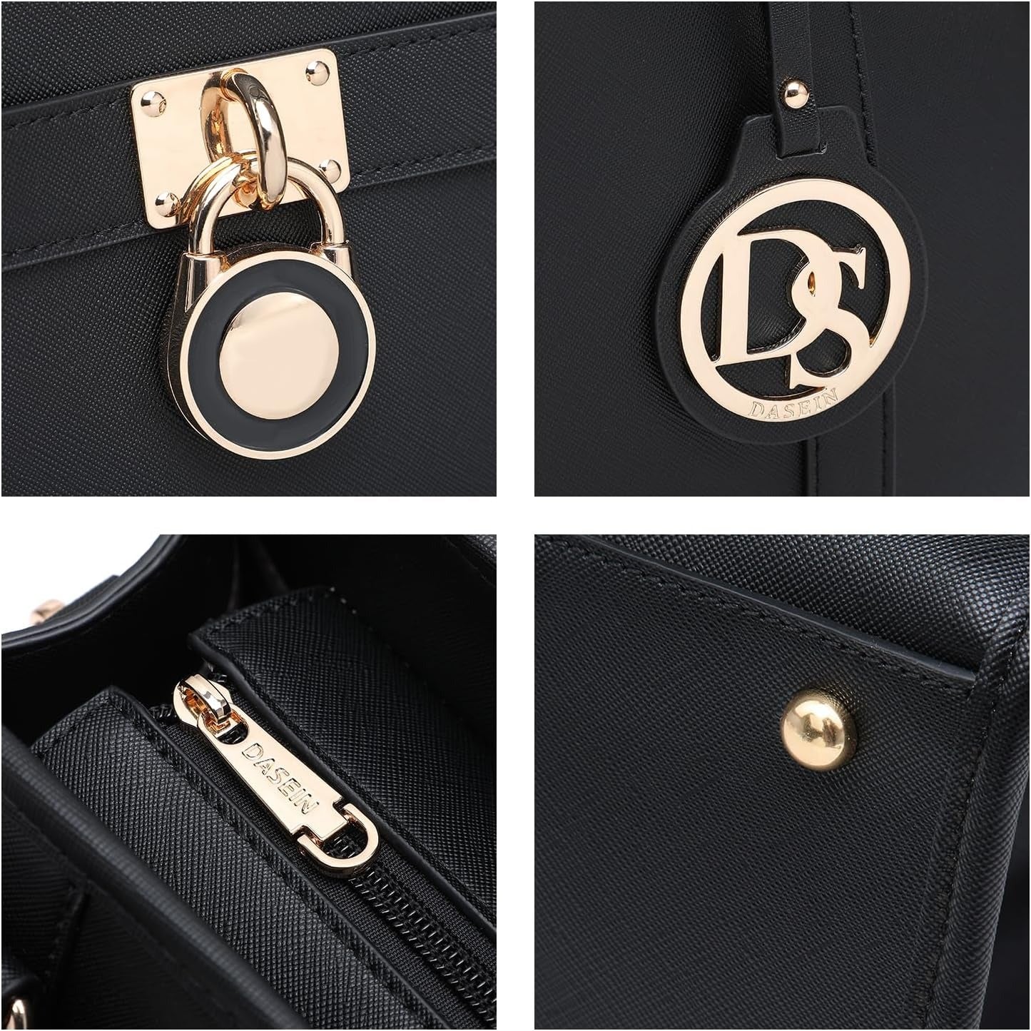 Handbags Purses Set for Women Top Handle Satchel Shoulder Bags Large Work Tote Bag with Matching Wallet