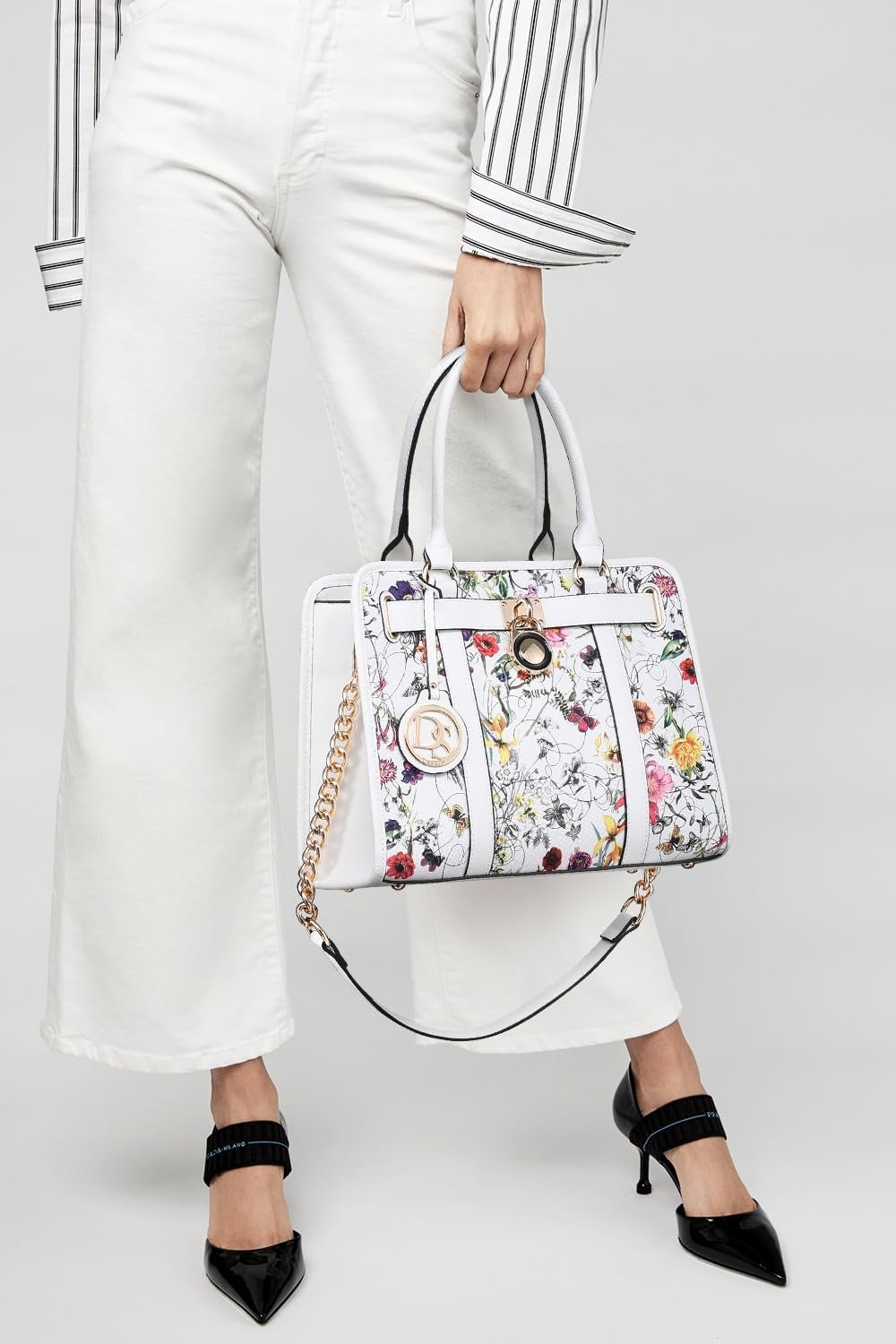 Handbags Purses Set for Women Top Handle Satchel Shoulder Bags Large Work Tote Bag with Matching Wallet