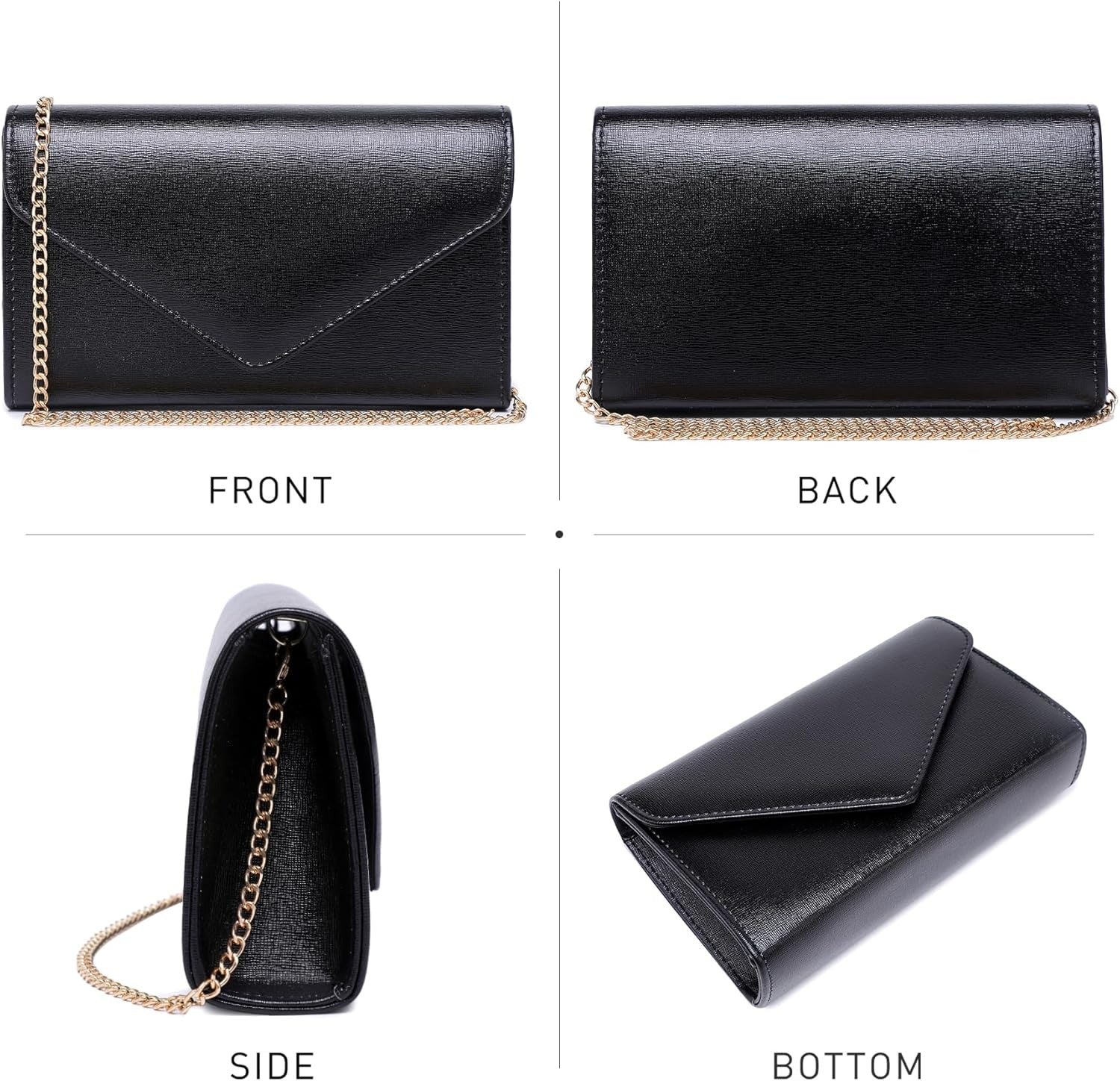 Women Glistening Clutches Handbags Evening Bags Wedding Purses Cocktail Prom Party Clutches