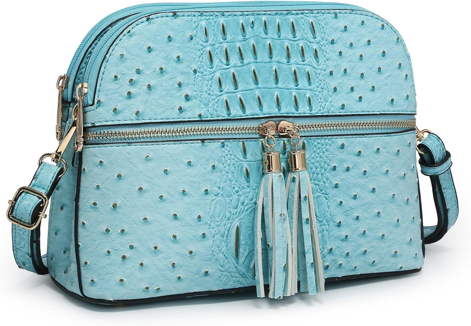 Women Tassel Zipper Pocket Crossbody Bag Shoulder Purse Fashion Travel Bag