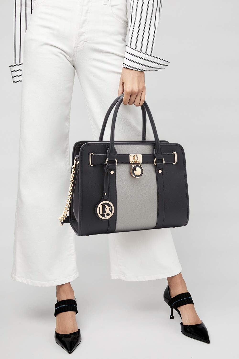 Handbags Purses Set for Women Top Handle Satchel Shoulder Bags Large Work Tote Bag with Matching Wallet