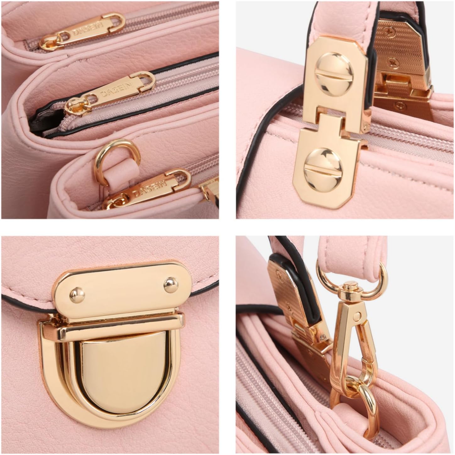 Women Satchel Handbags Top Handle Purse Medium Tote Bag Vegan Leather Shoulder Bag