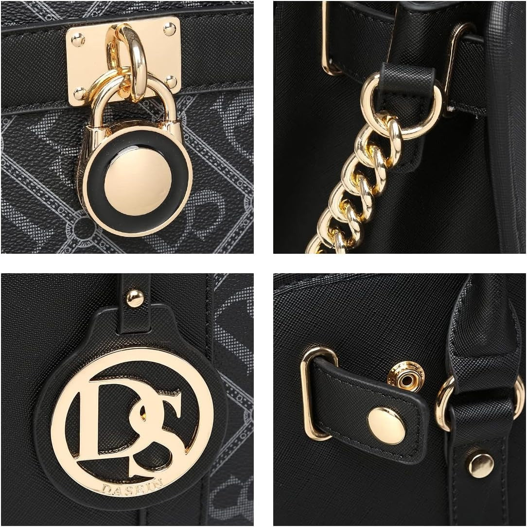 Handbags Purses Set for Women Top Handle Satchel Shoulder Bags Large Work Tote Bag