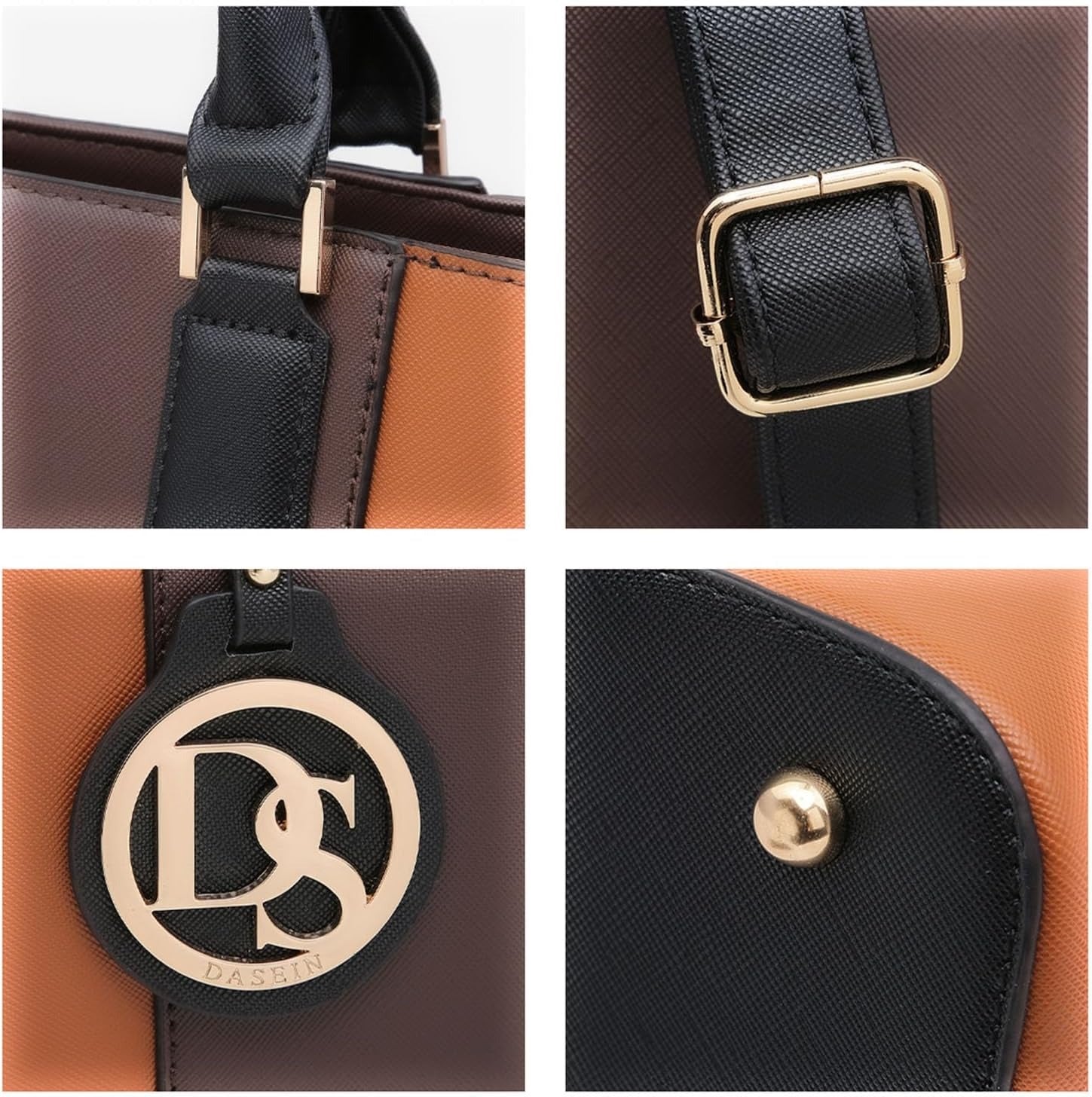 Satchel Purse Handbag for Women Large Shoulder Work Tote Bag With Matching Wallet