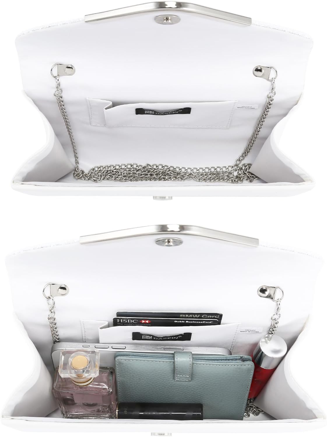 Women Evening Bags Formal Clutch Purses for Wedding Party Prom Handbags with Shoulder Strap and Glitter Flap | Formal, Wedding Party, Prom, with Shoulder Strap, Glitter Flap, Formal
