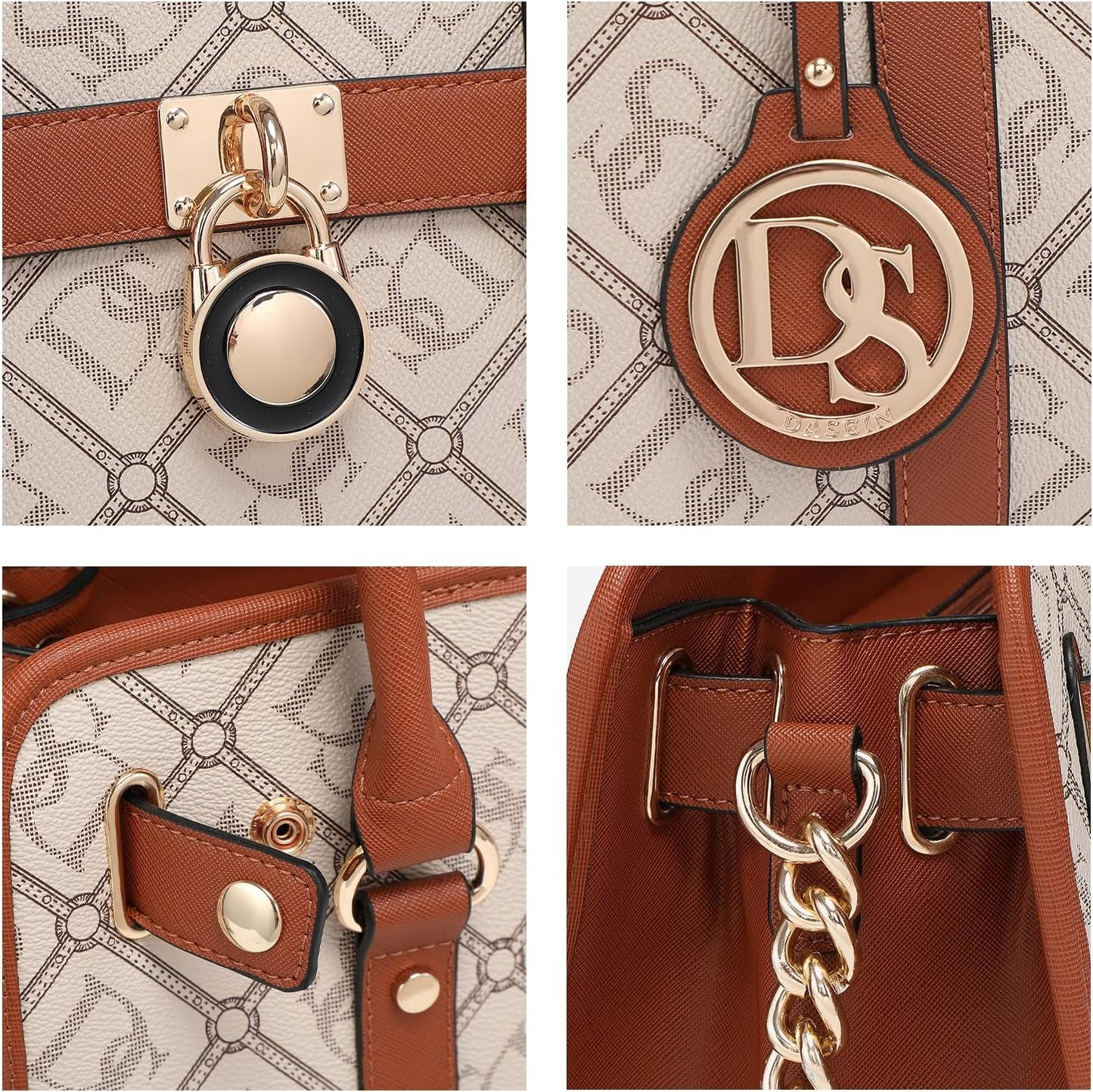 Handbags Purses Set for Women Top Handle Satchel Shoulder Bags Large Work Tote Bag