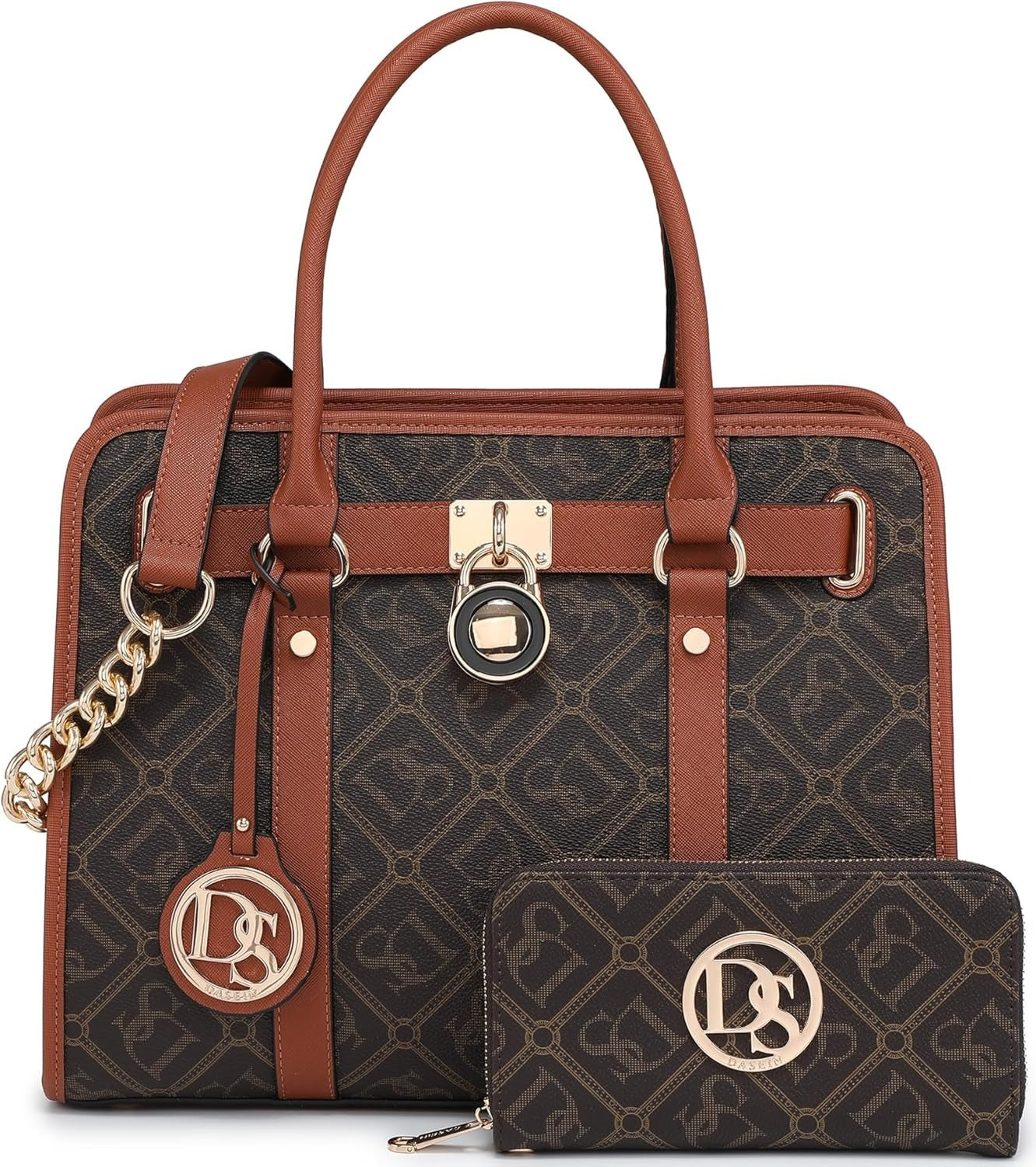 Handbags Purses Set for Women Top Handle Satchel Shoulder Bags Large Work Tote Bag