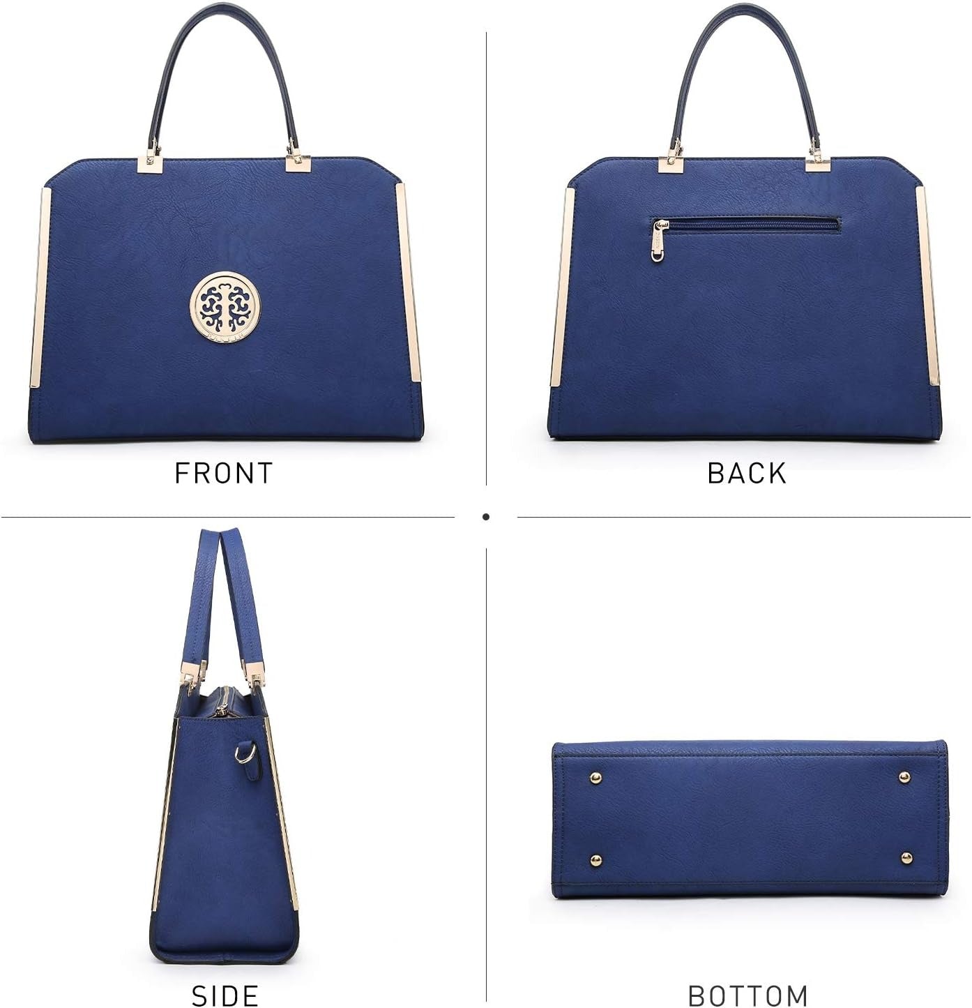 Women Purses and Handbags Top Handle Satchel Bags Large Shoulder Work Bag Tote with Wallet