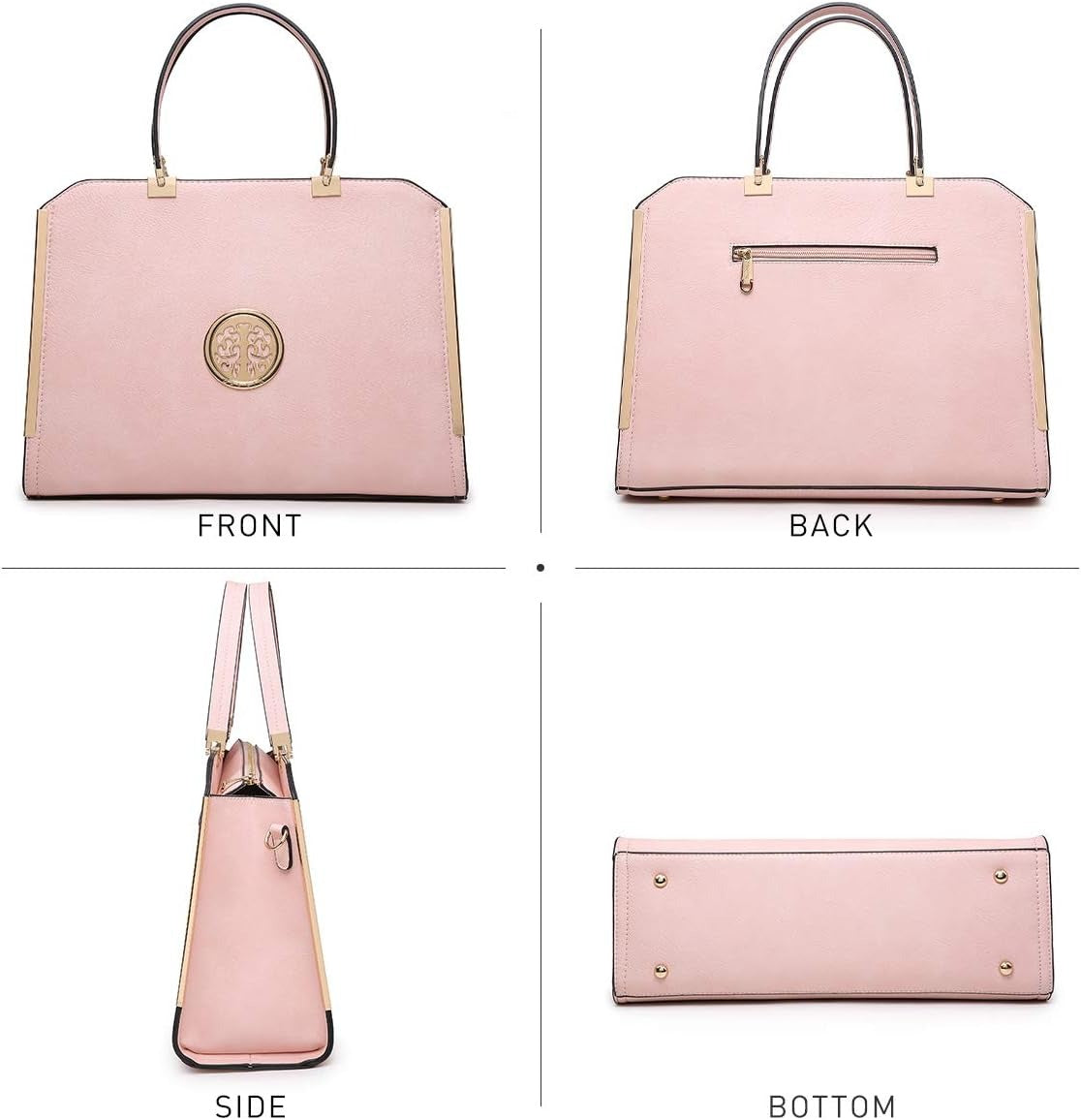 Women Purses and Handbags Top Handle Satchel Bags Large Shoulder Work Bag Tote with Wallet