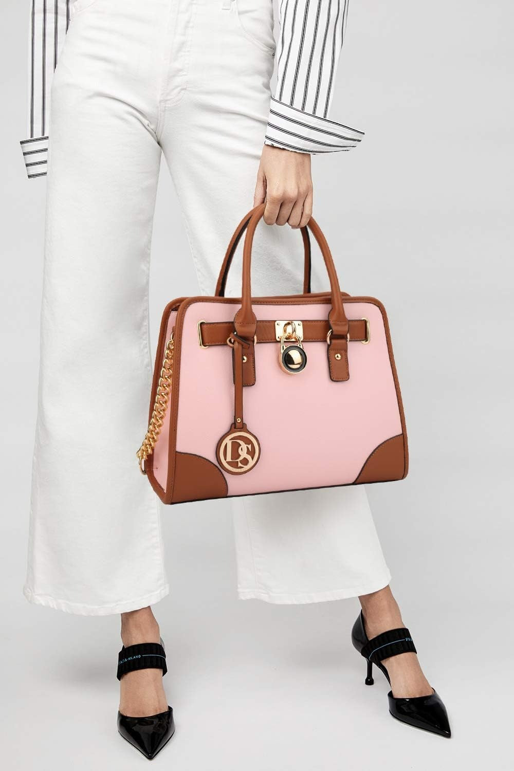 Women Handbags Top Handle Satchel Purse Shoulder Bag Hobo Bag Work Bag Set 2pcs