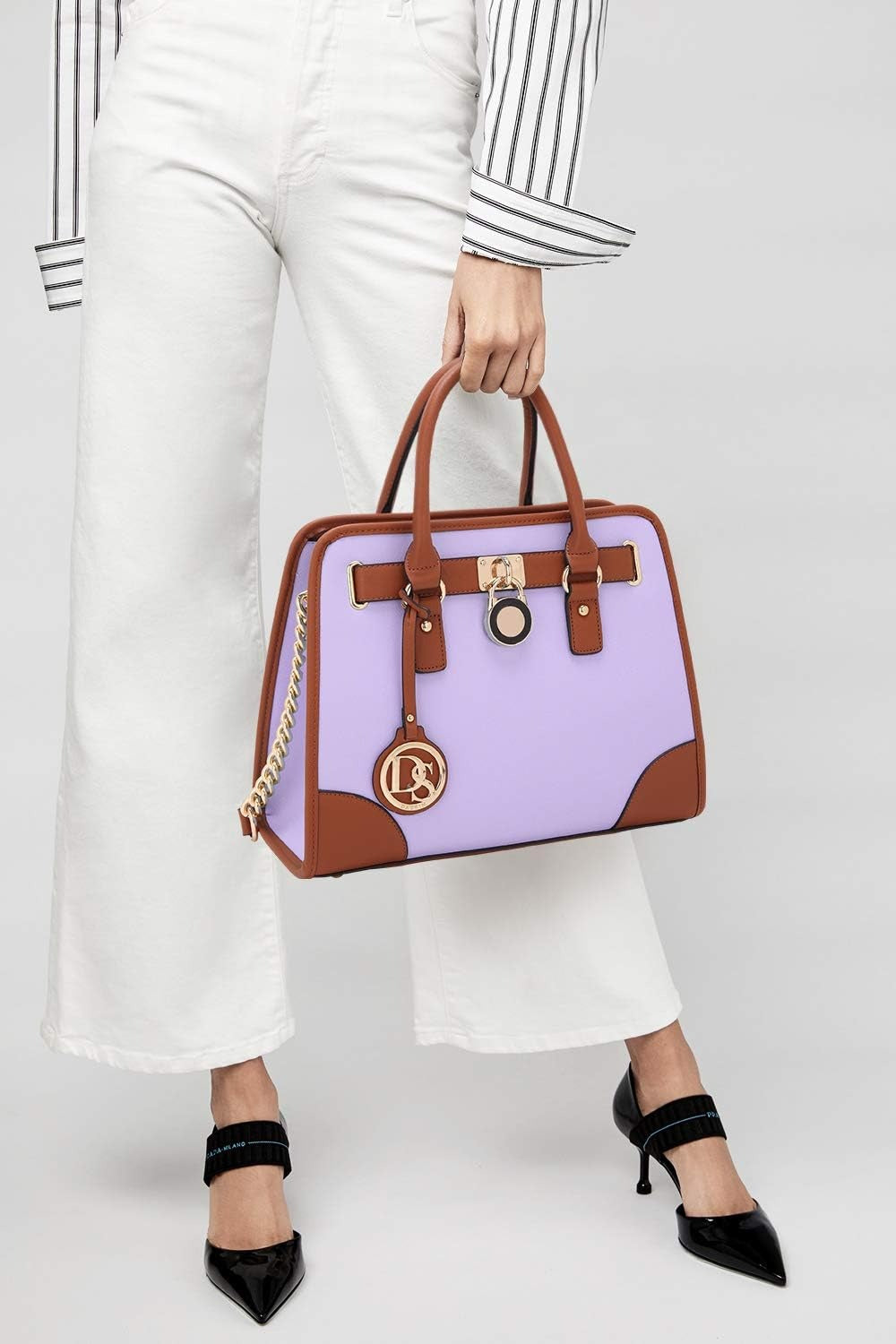 Women Handbags Top Handle Satchel Purse Shoulder Bag Hobo Bag Work Bag Set 2pcs