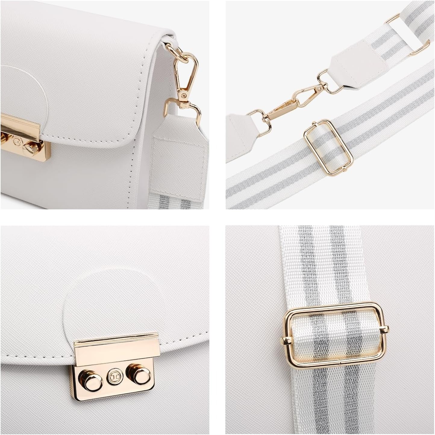 Women Small Crossbody Bag Designer Evening Bag Clutch Purse Handbag for Wedding/Prom/Party with Double Chain Strap | Small, Designer