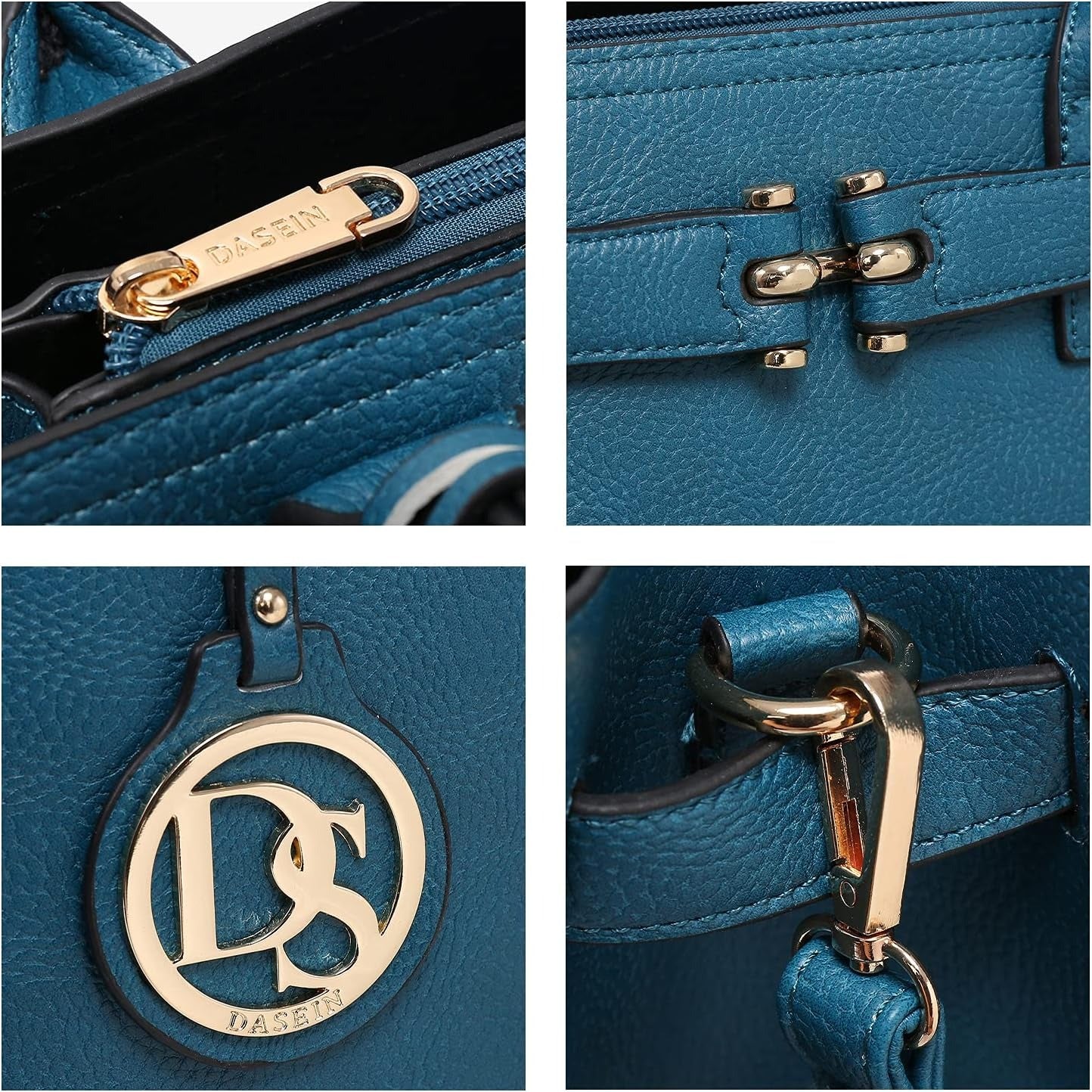 Women Satchel Purses Handbags Belted Top-handle Work Tote Shoulder Bags with Long Strap