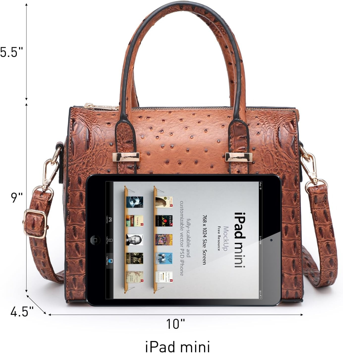 Shiny Patent Faux Leather Handbags Barrel Top Handle Purse Satchel Bag Shoulder Bag for Women