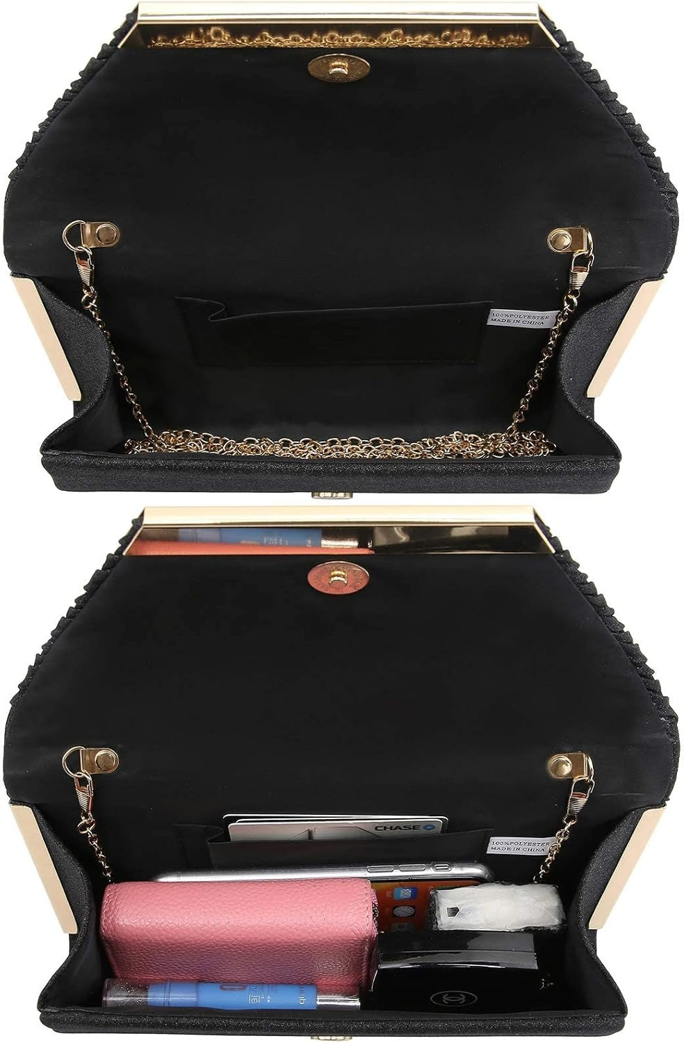 Women Evening Bags Wedding Purses Handbags Party Clutches Cocktail Prom Formal Clutch with Glitter Rhinestones