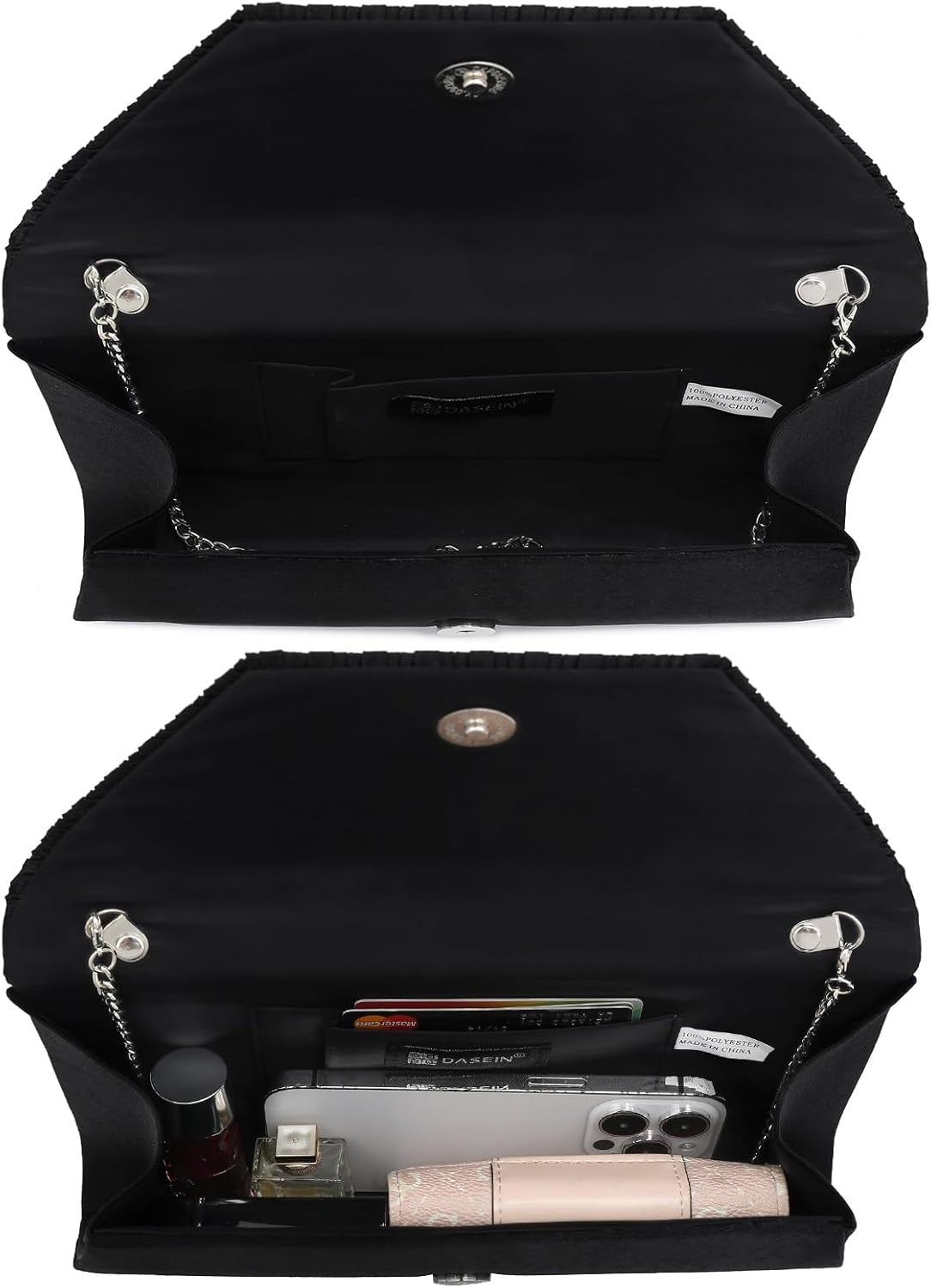Women Evening Bags Wedding Purses Handbags Party Clutches Cocktail Prom Formal Clutch with Glitter Rhinestones