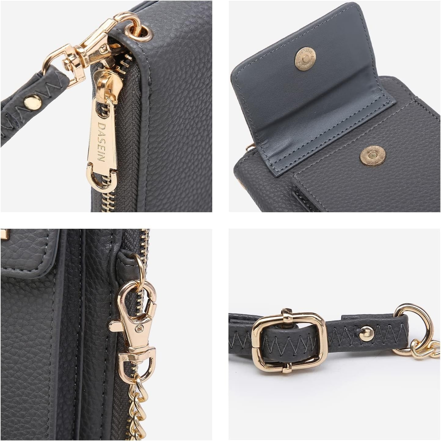 Crossbody Bag Phone Purse Handbag for Women Shoulder Bag Credit Card Wristlet Wallet with Multi Pockets