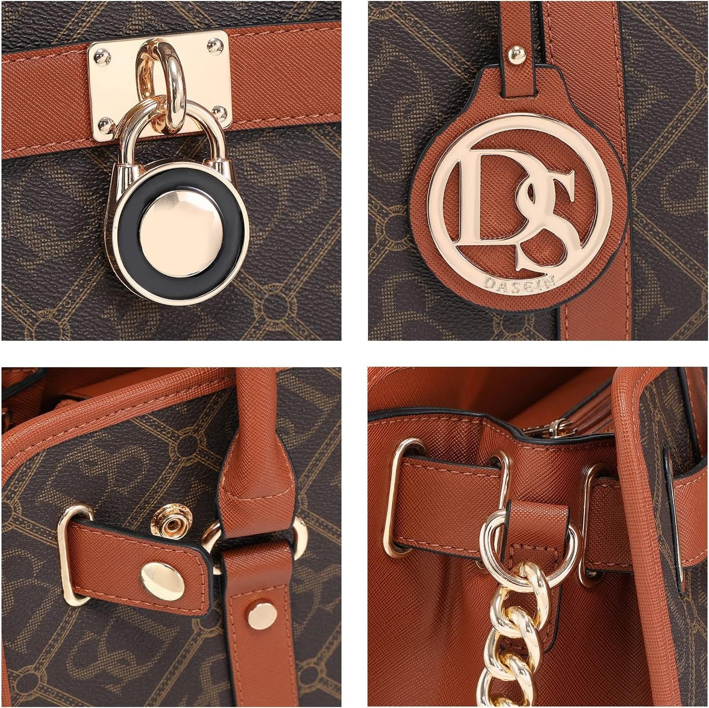 Handbags Purses Set for Women Top Handle Satchel Shoulder Bags Large Work Tote Bag