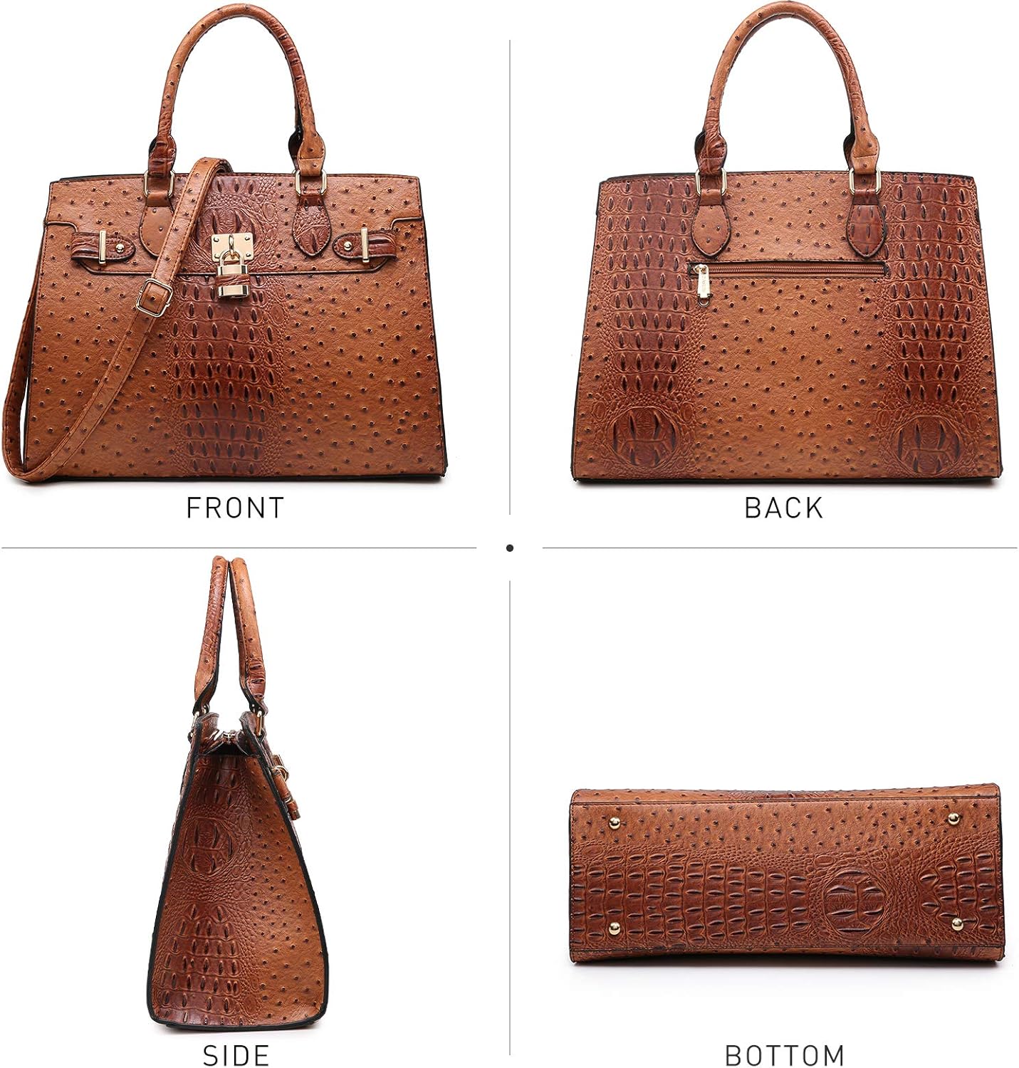 Women Handbags and Purses Ladies Shoulder Bag Top Handle Satchel Tote Work Bag