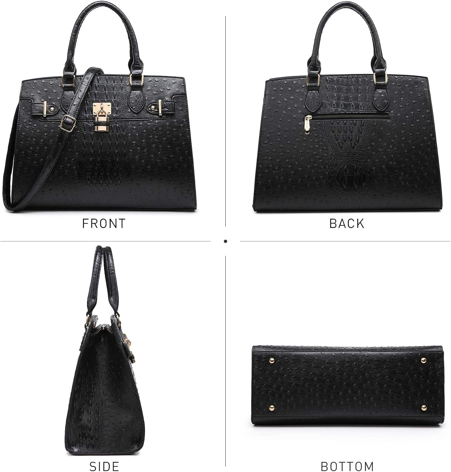 Women Handbags and Purses Ladies Shoulder Bag Top Handle Satchel Tote Work Bag