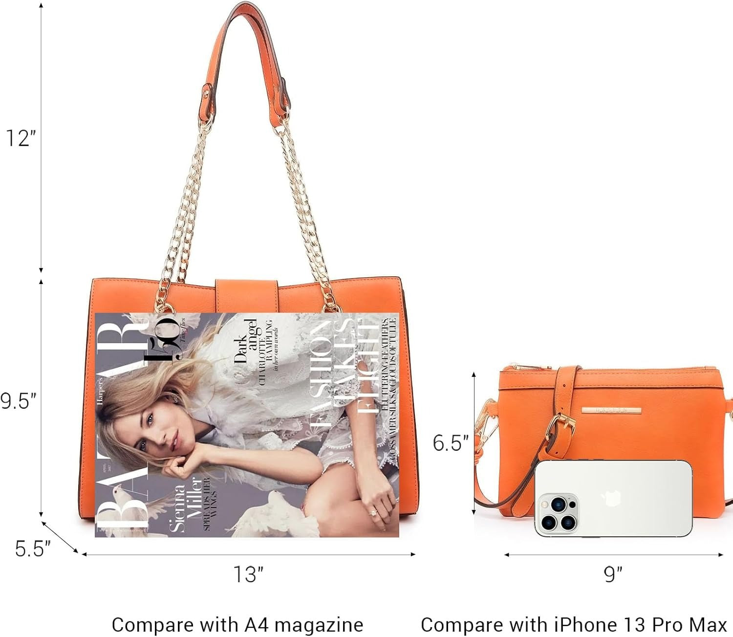 Leather Handbag Tote Hobo Bag for Women Shoulder Purse Top Handle Satchel Bag with Matching Clutch