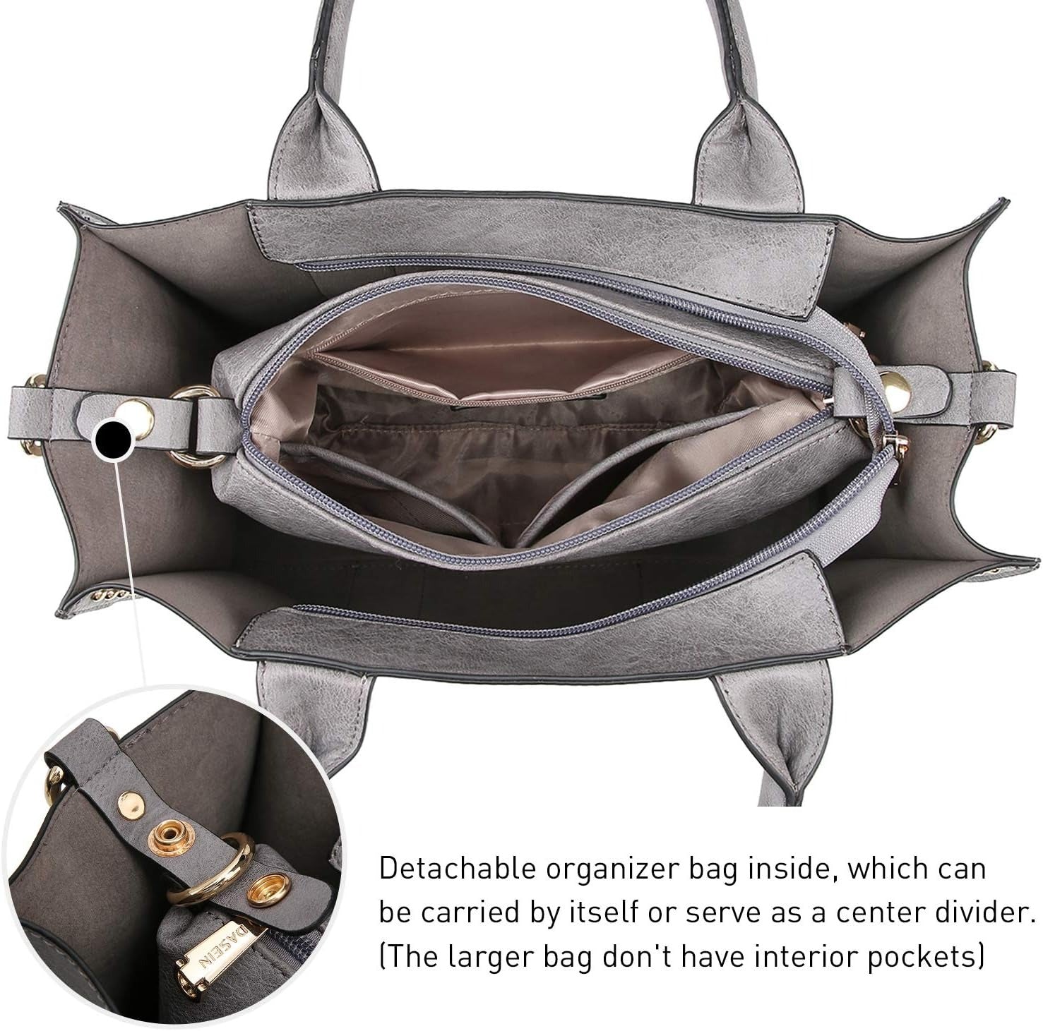 Purses Handbags for Women Tote Wallet Set Top Handle Satchel Shoulder Hobo Bag 3pcs