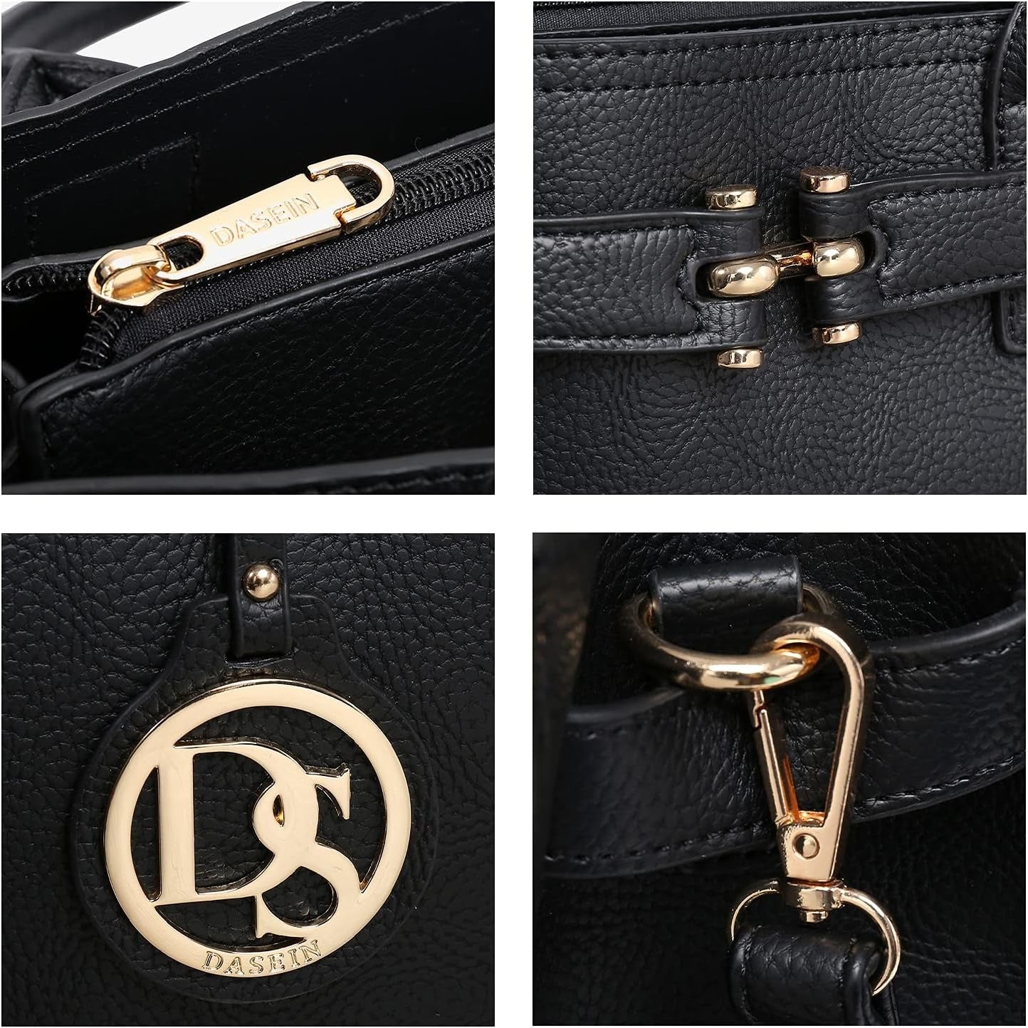 Women Satchel Purses Handbags Belted Top-handle Work Tote Shoulder Bags with Long Strap