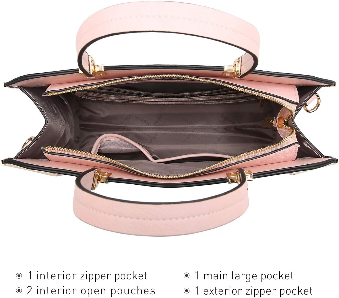 Women Purses and Handbags Top Handle Satchel Bags Large Shoulder Work Bag Tote with Wallet
