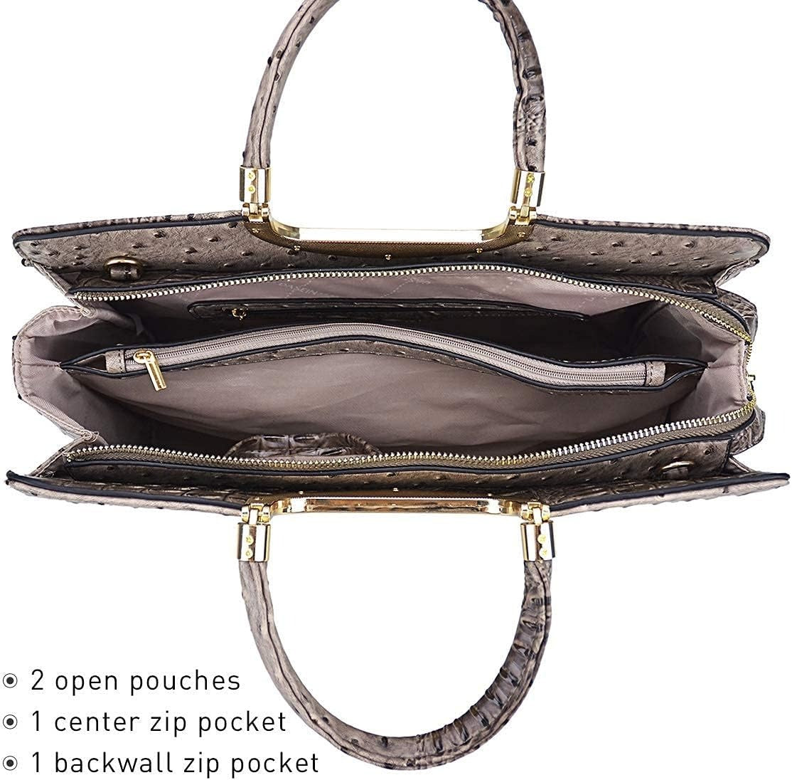 Womens Handbag Top Handle Shoulder Bag Tote Satchel Purse Work Bag with Matching Wallet