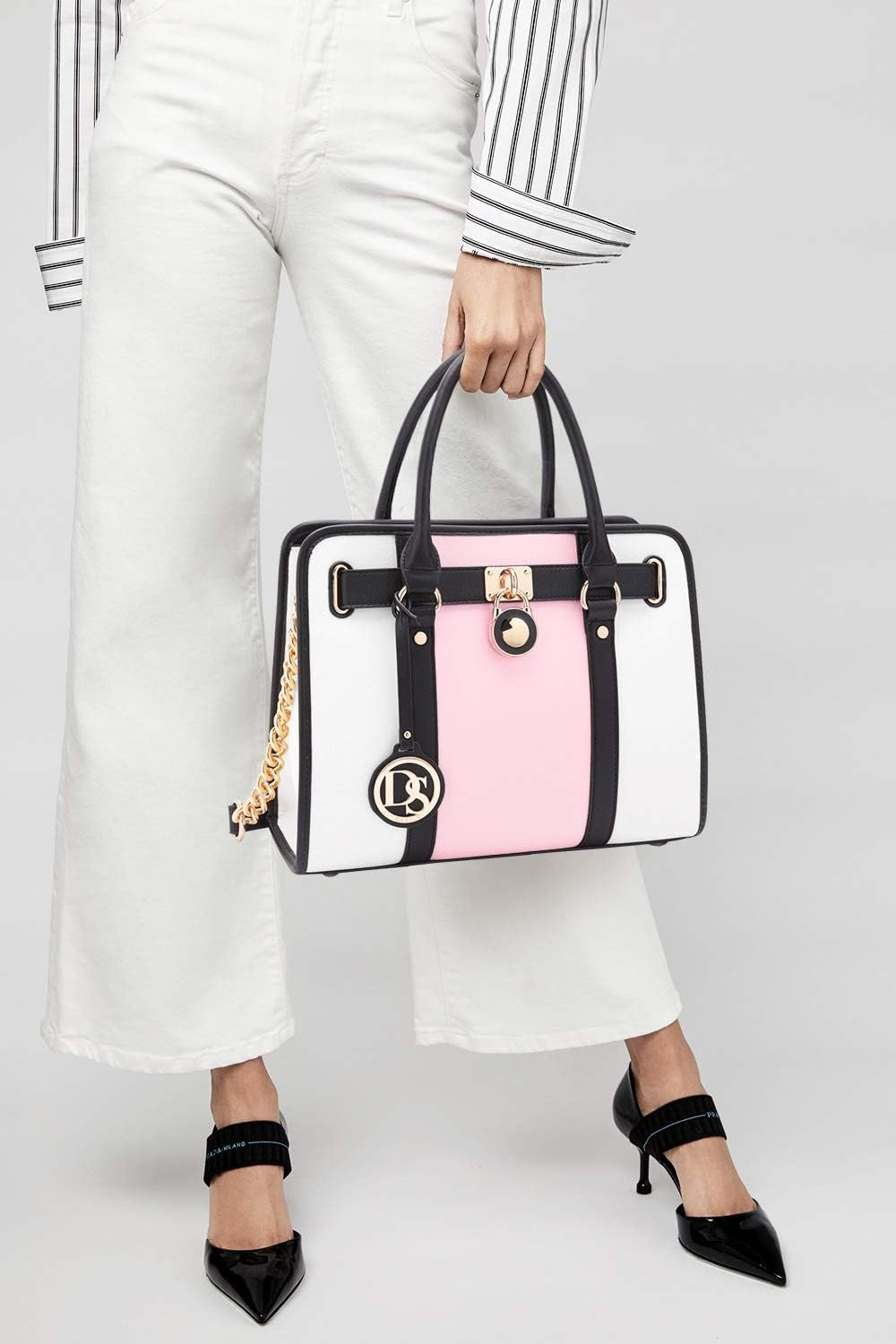 Handbags Purses Set for Women Top Handle Satchel Shoulder Bags Large Work Tote Bag with Matching Wallet