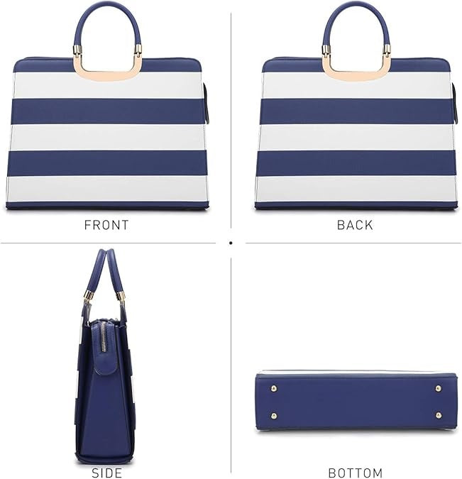 Womens Handbag Top Handle Shoulder Bag Tote Satchel Purse Work Bag with Matching Wallet