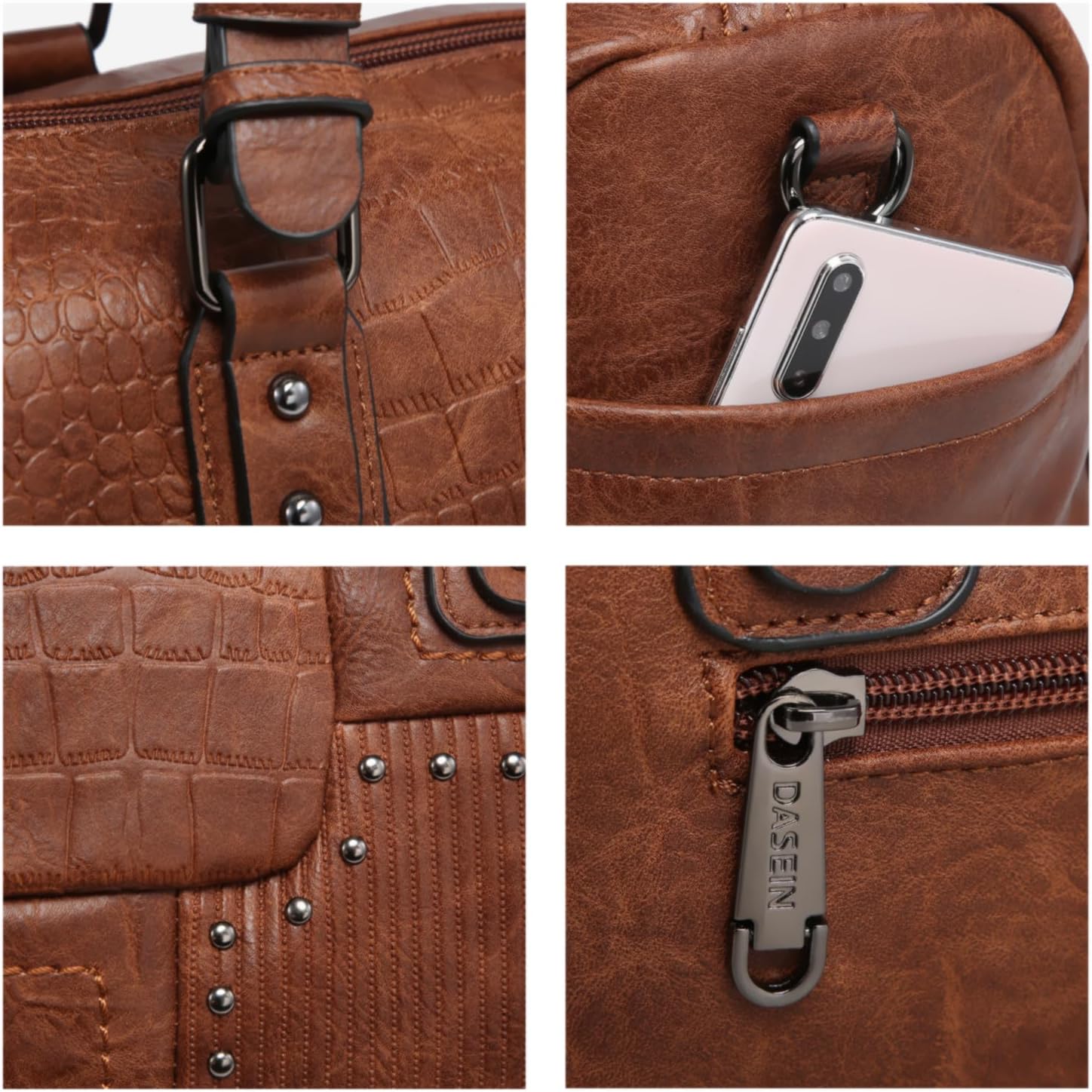 Women Soft Vegan Leather Barrel Bags Large Hobo Top Handle Work Totes Satchel Handbags Shoulder Purse