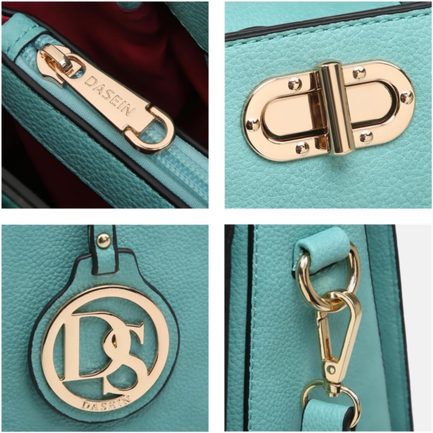 Women Handbags Purses Ladies Work Purse Satchel Tote Top Handle Shoulder Bags with Matching Clutch